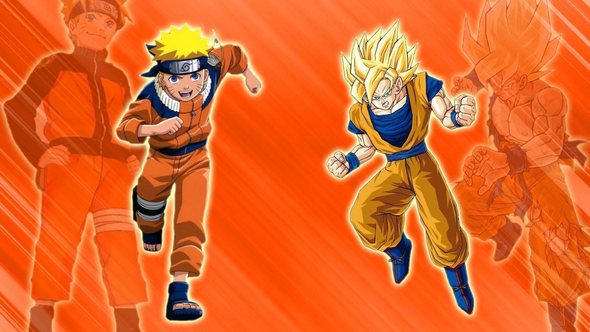 Goku and Naruto
