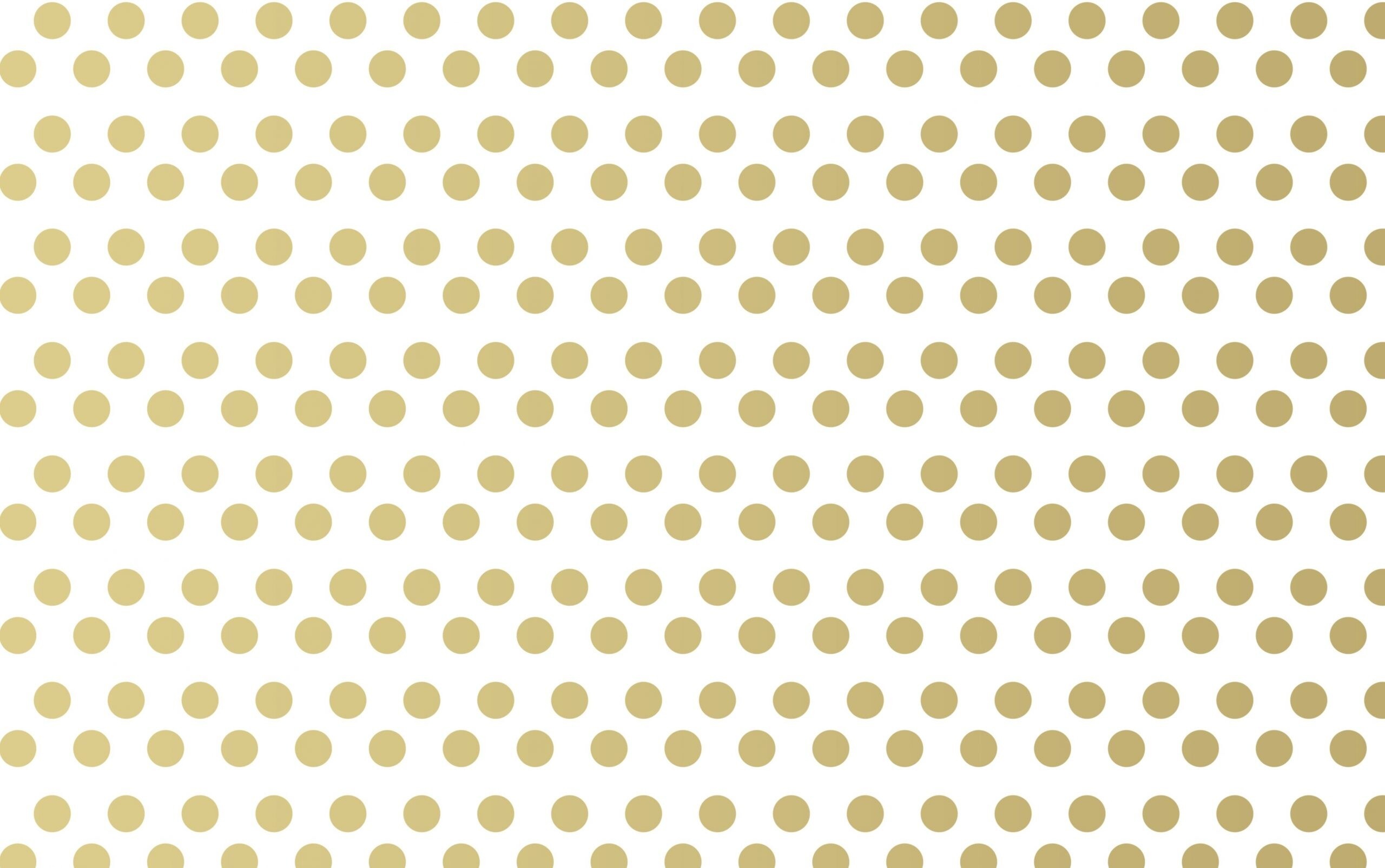 Gold Polka Dot