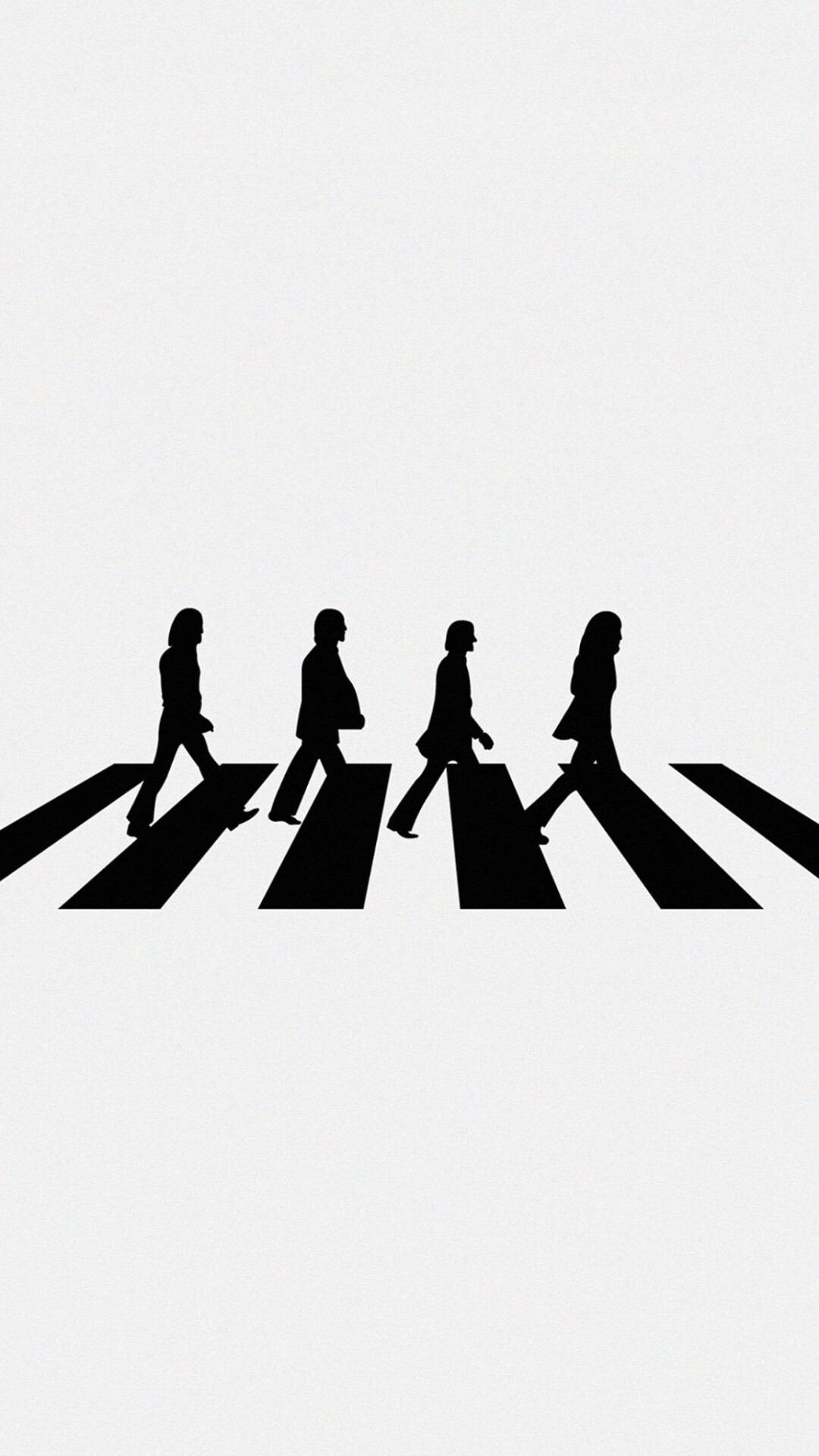 The Beatles: Abbey Road sold four million copies within three months and topped the UK charts for a total of seventeen weeks. 1080x1920 Full HD Background.