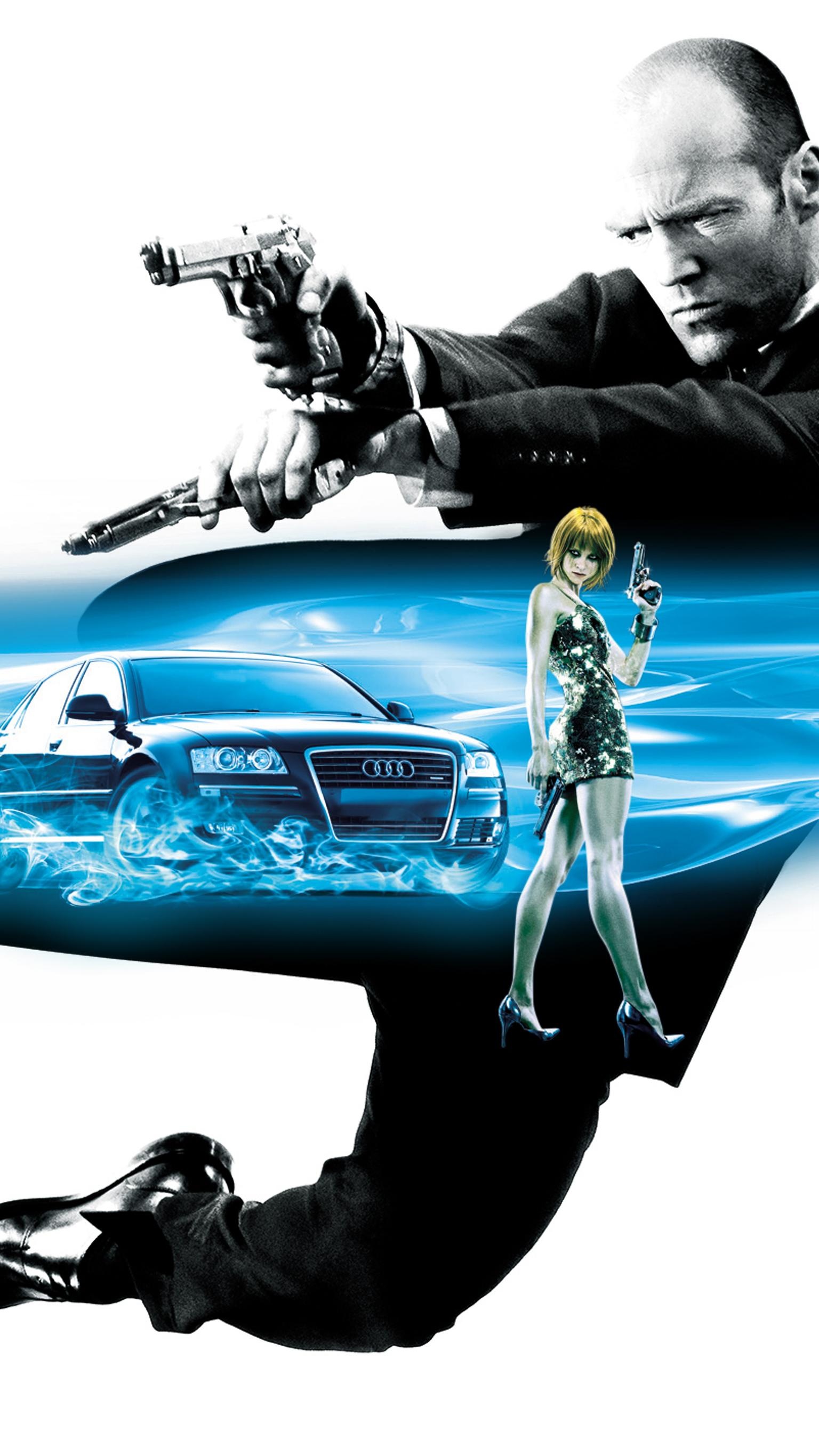 Transporter franchise legacy, Action-packed thrillers, Fast-paced adrenaline, Jason Statham's charm, 1540x2740 HD Phone