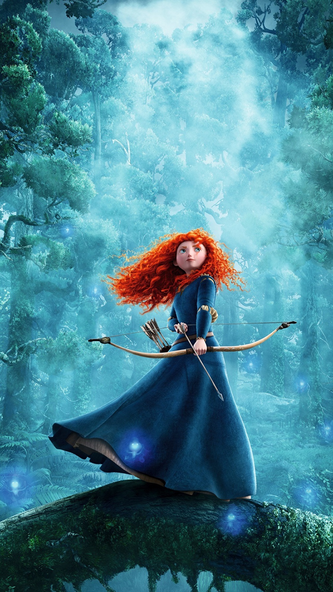 Princess Merida, Brave, Animation, Phone Wallpapers, 1080x1920 Full HD Handy