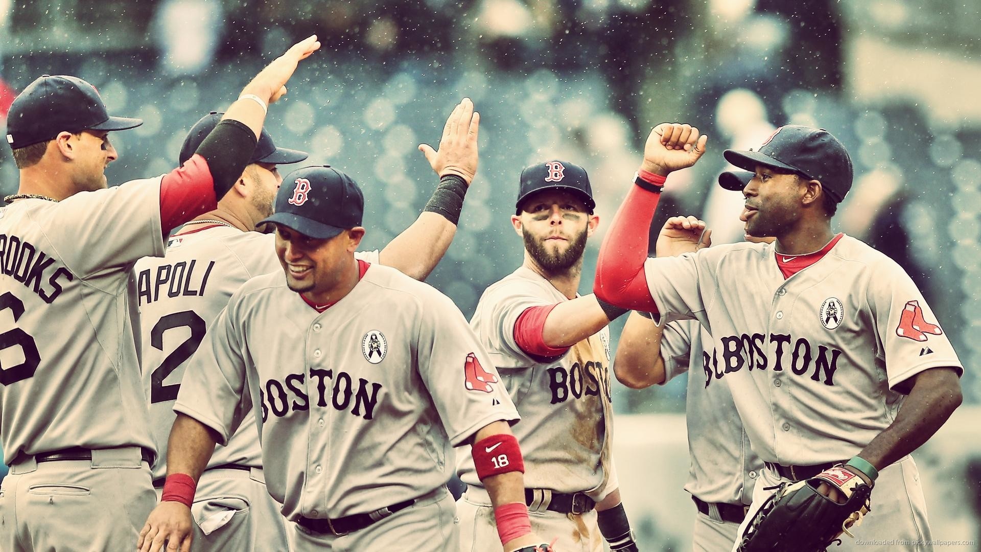 Boston Red Sox: The winner of nine World Series titles and 14 American League pennants. 1920x1080 Full HD Wallpaper.