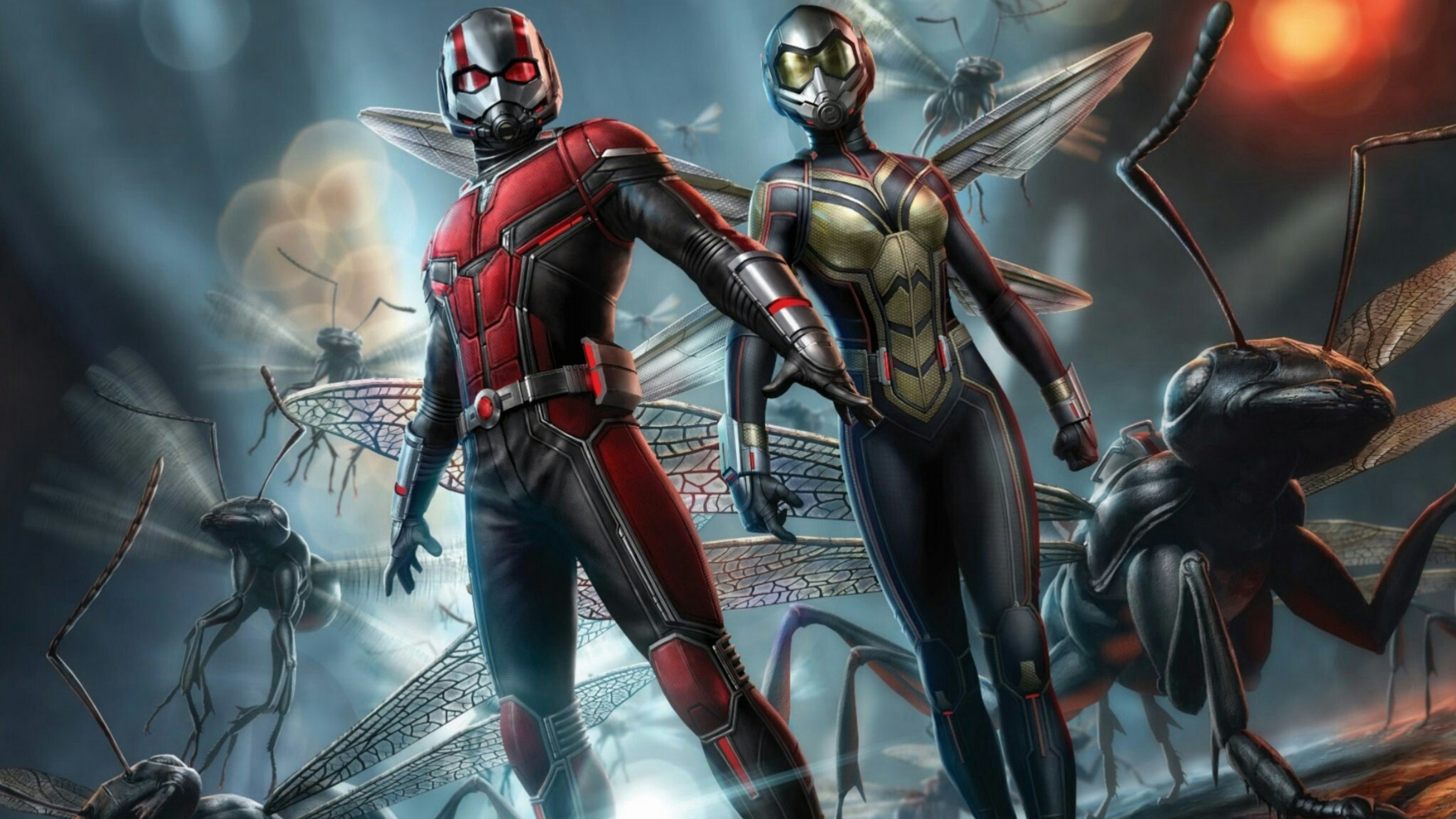 Ant-Man and the Wasp, Artwork wallpapers, 3840x2160 4K Desktop