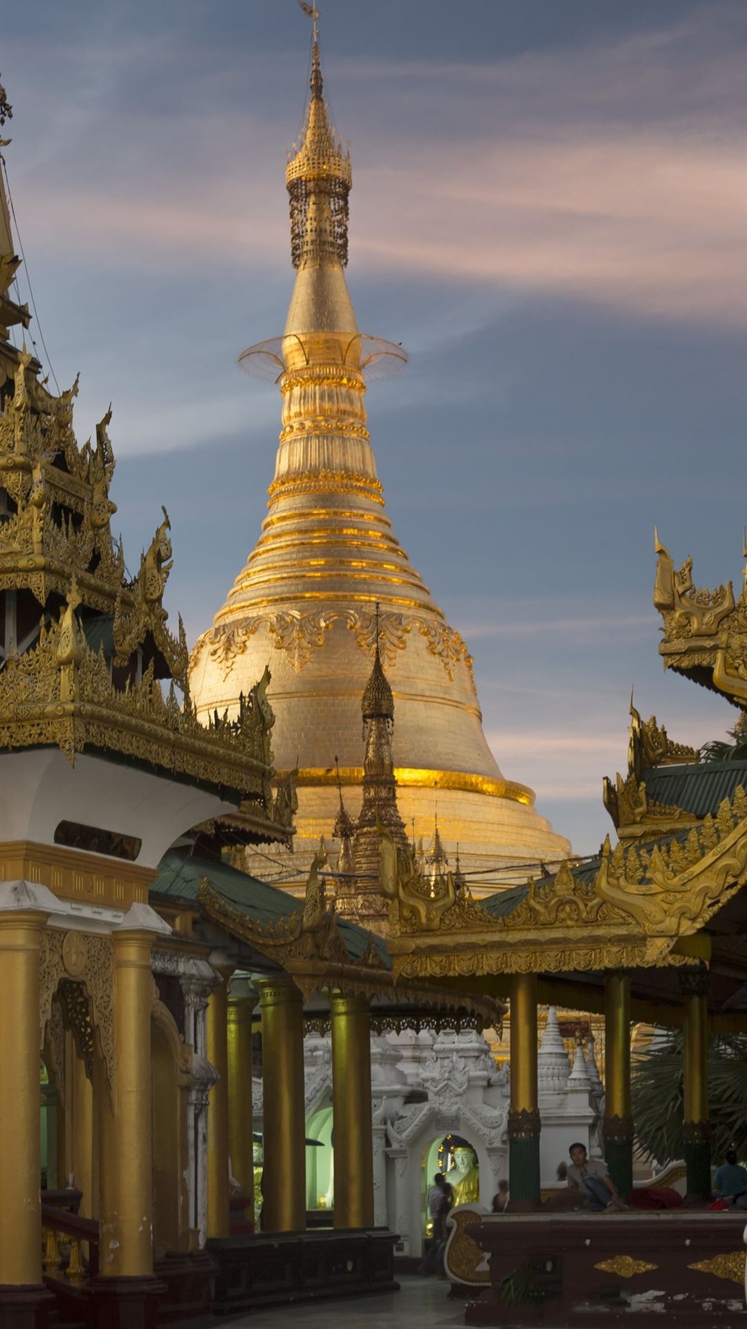 Shwedagon Pagoda, iPhone wallpapers, Free download, Beautiful architecture, 1080x1920 Full HD Handy