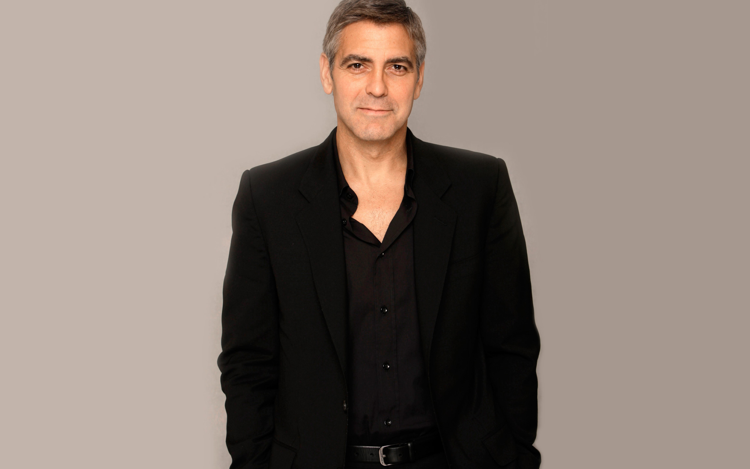 George Clooney, Striking wallpaper, Handsome celebrity, Stylish and suave, 2560x1600 HD Desktop