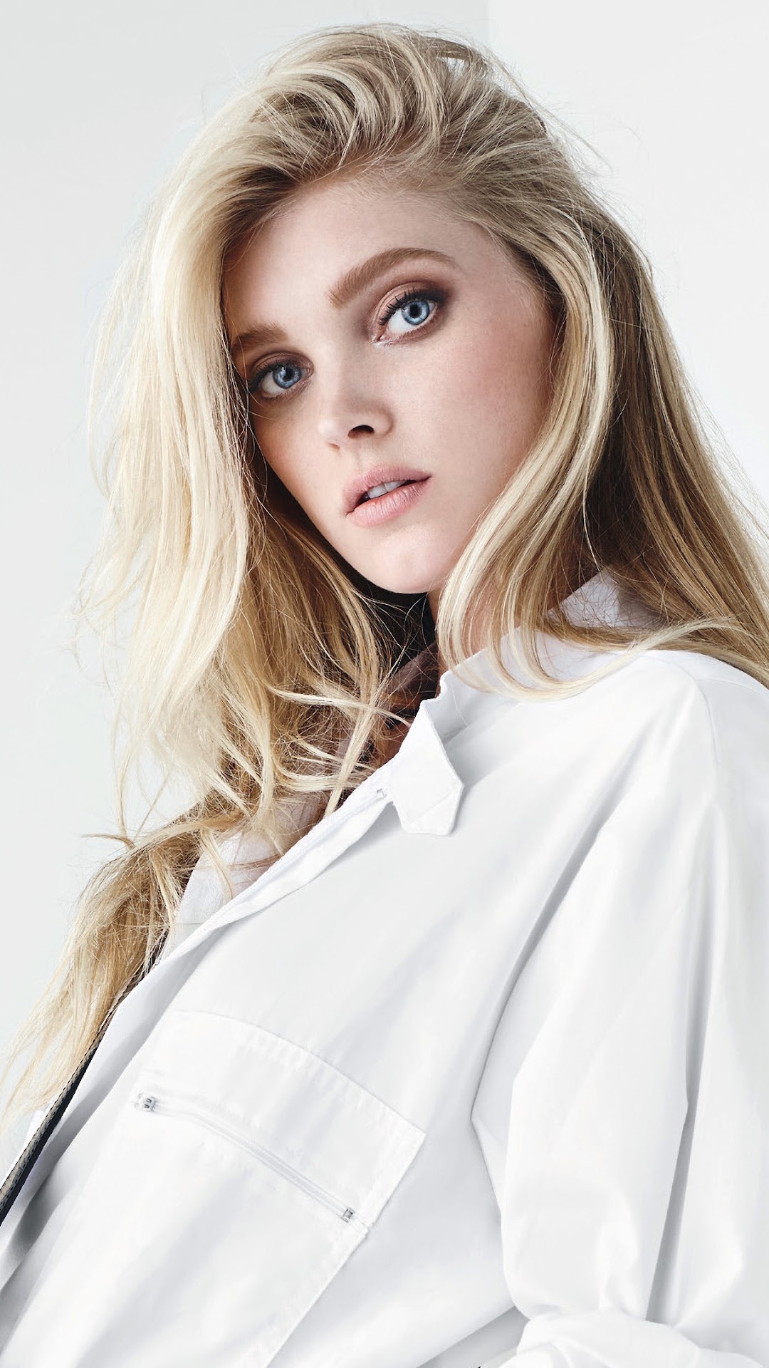 Elsa Hosk, Beautiful model, Wallpaper download, Blonde, 1080x1920 Full HD Handy