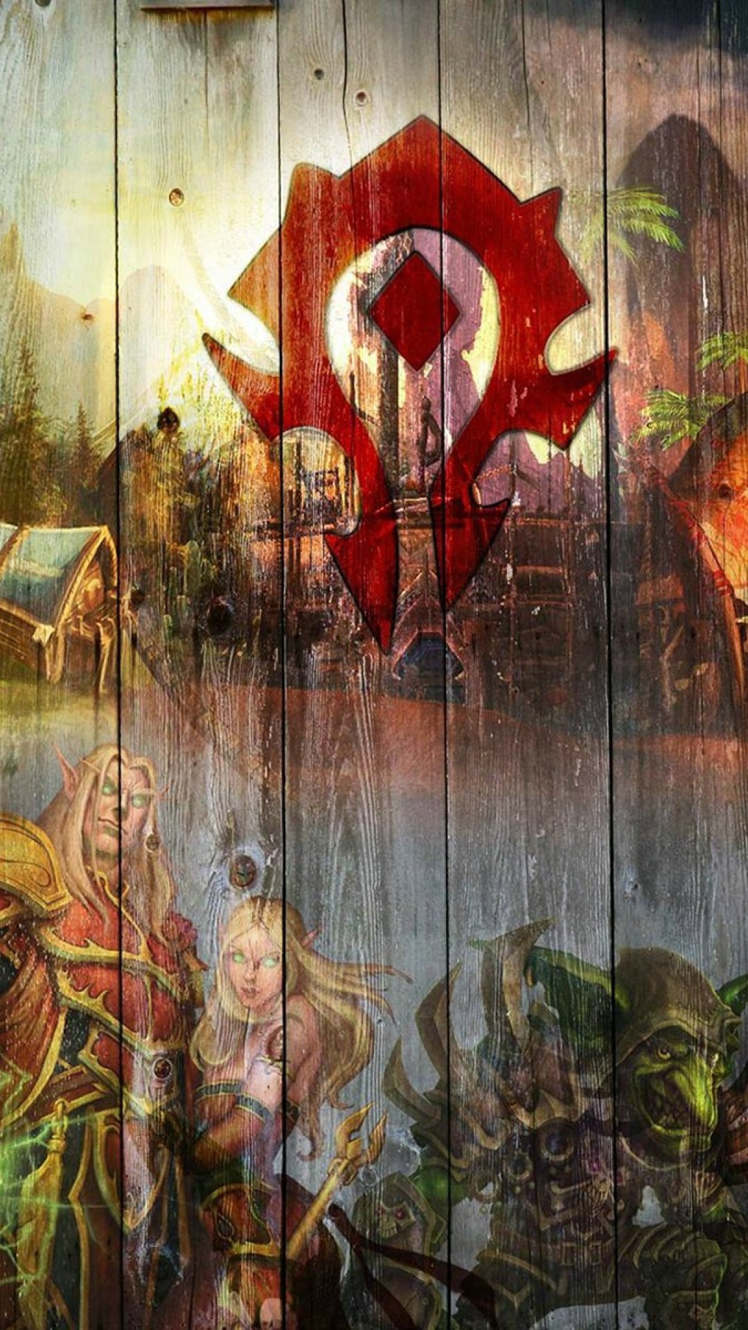 Horde Logo, World of Warcraft, HD wallpaper, WallpapersNet, 1080x1920 Full HD Phone