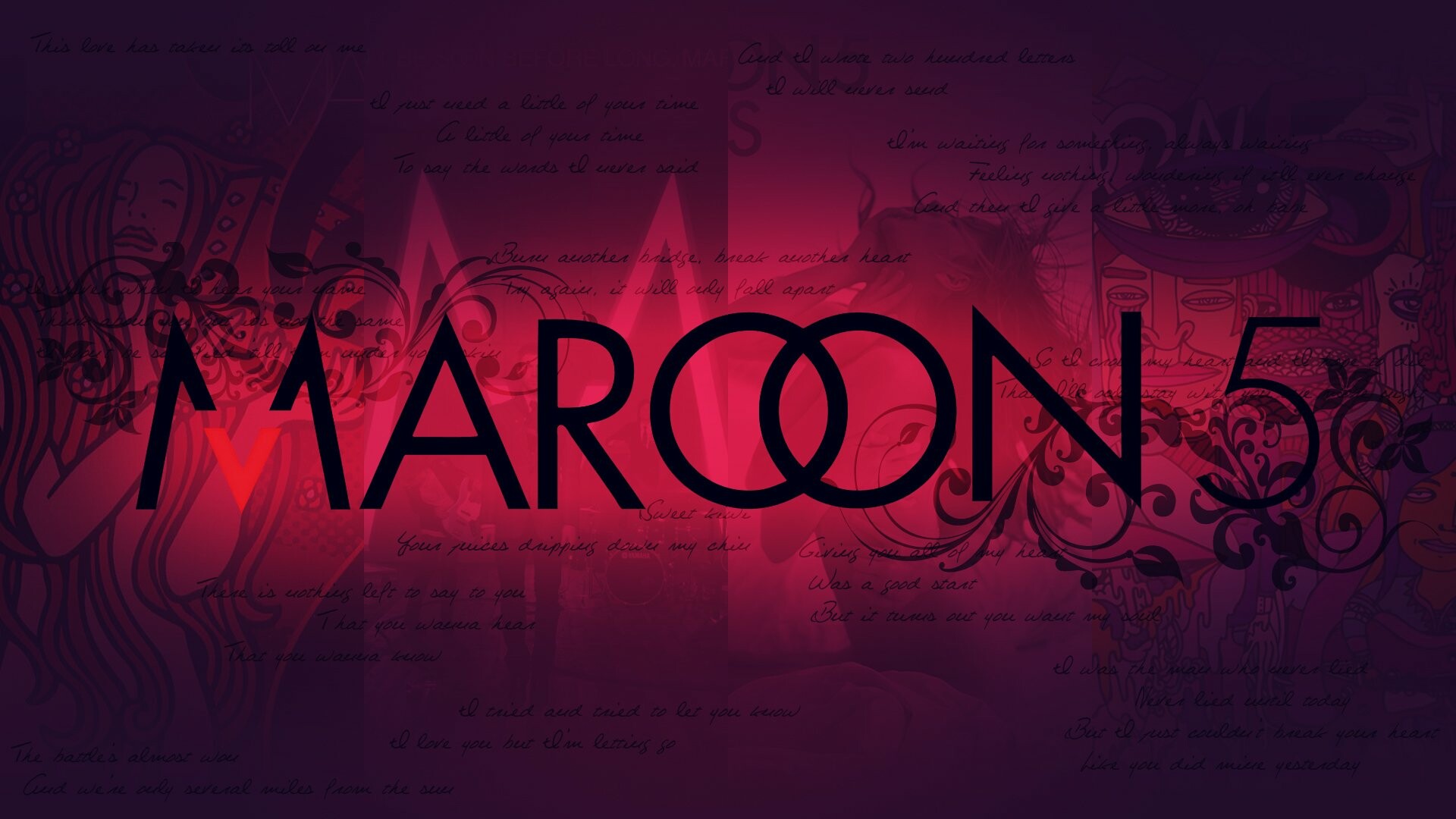 Maroon 5, High-definition visuals, Vibrant wallpapers, Musical passion, 1920x1080 Full HD Desktop