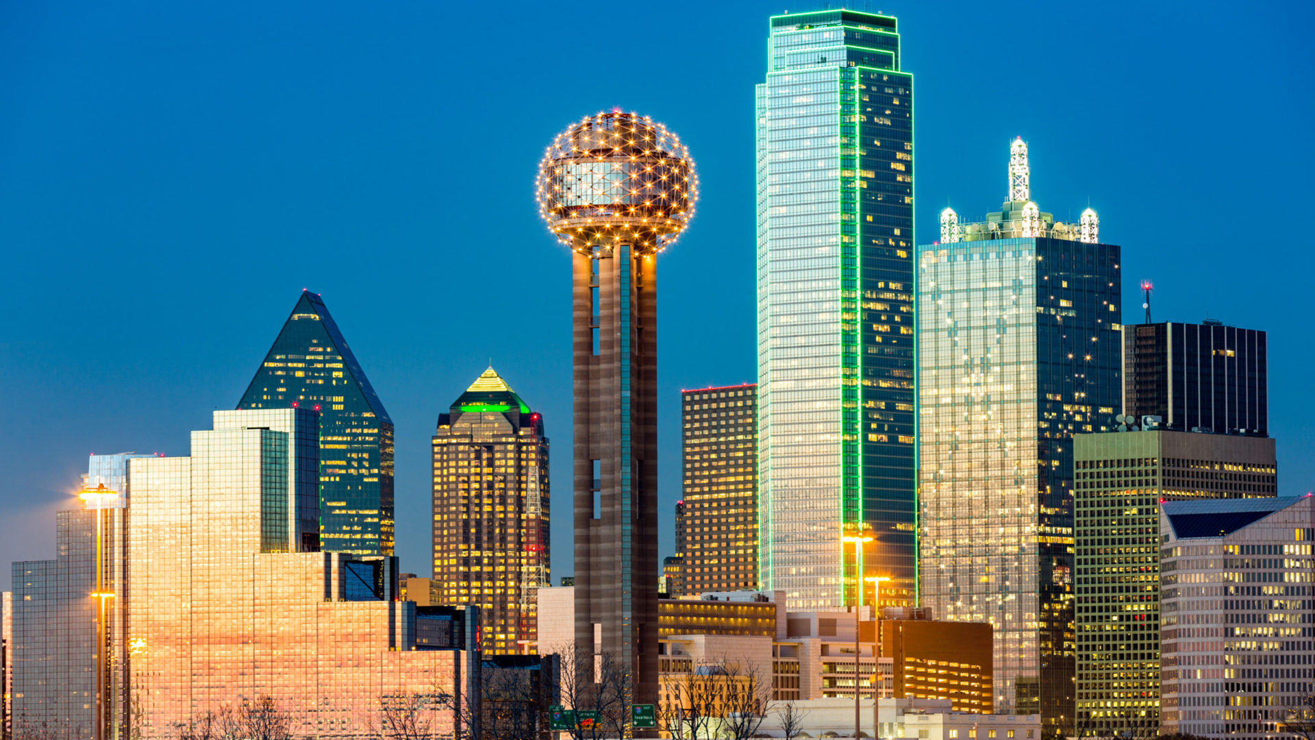 Dallas skyline, Dallas city, Dallas Texas, Dallas desktop wallpaper, 1920x1080 Full HD Desktop