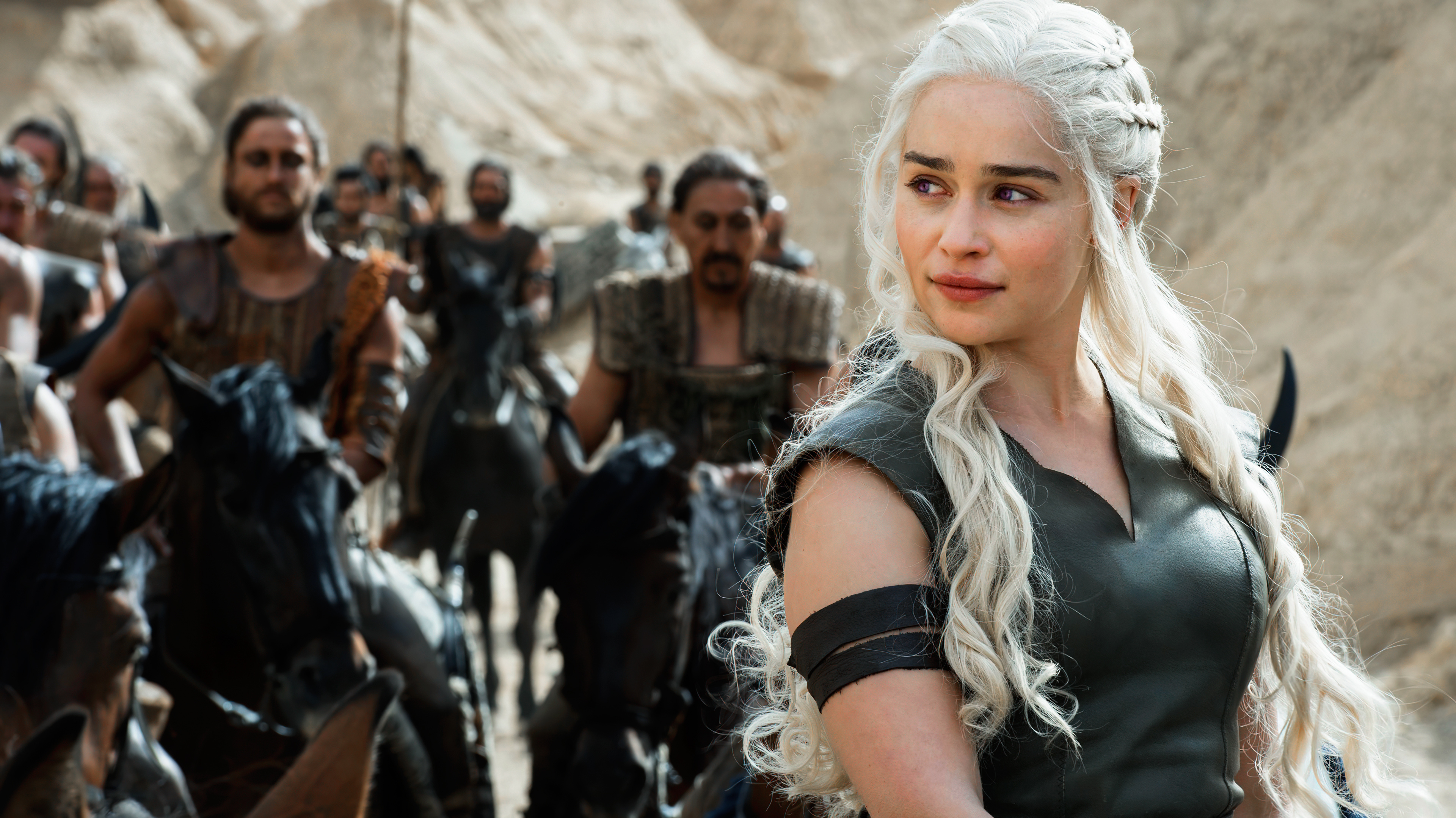 Daenerys Targaryen, Game of Thrones actress, Blonde beauty, Iconic character, 3840x2160 4K Desktop
