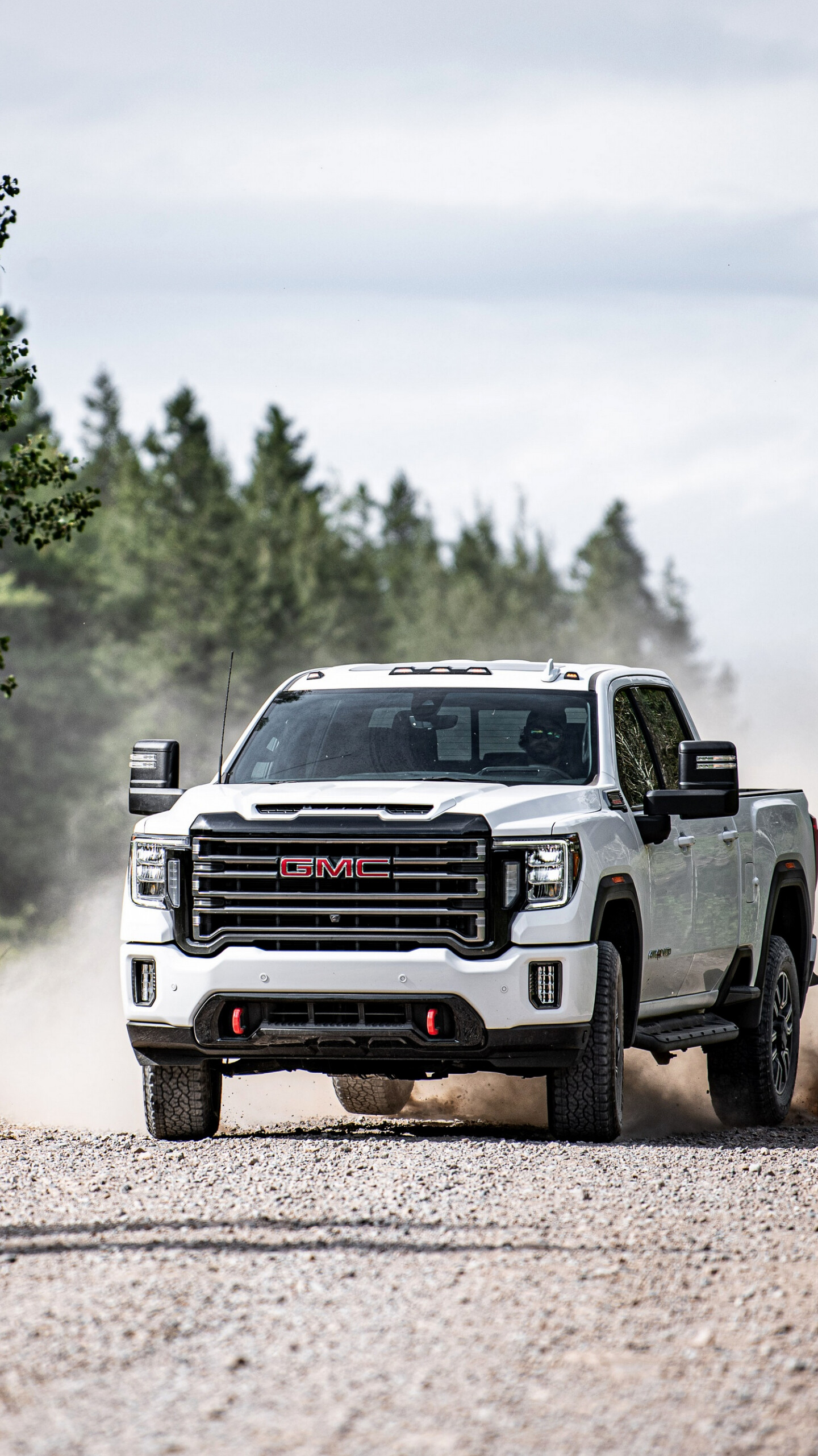GMC: Sierra, Top-of-the-line Denali models, A first-class driving experience. 1440x2560 HD Background.