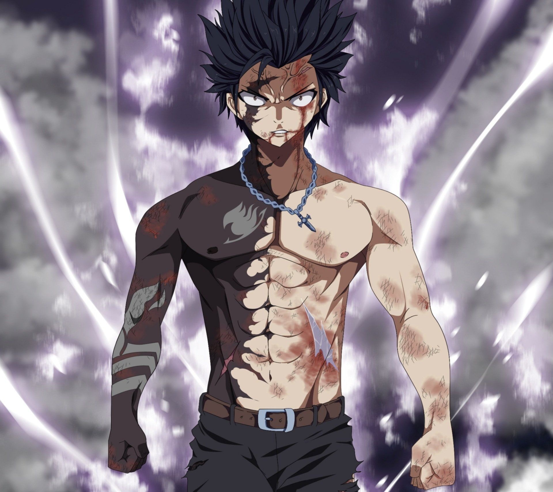 Gray Fullbuster: Fairy Tail anime, The tritagonist of the manga, Tutored by Ur to use Ice Make. 1920x1710 HD Wallpaper.