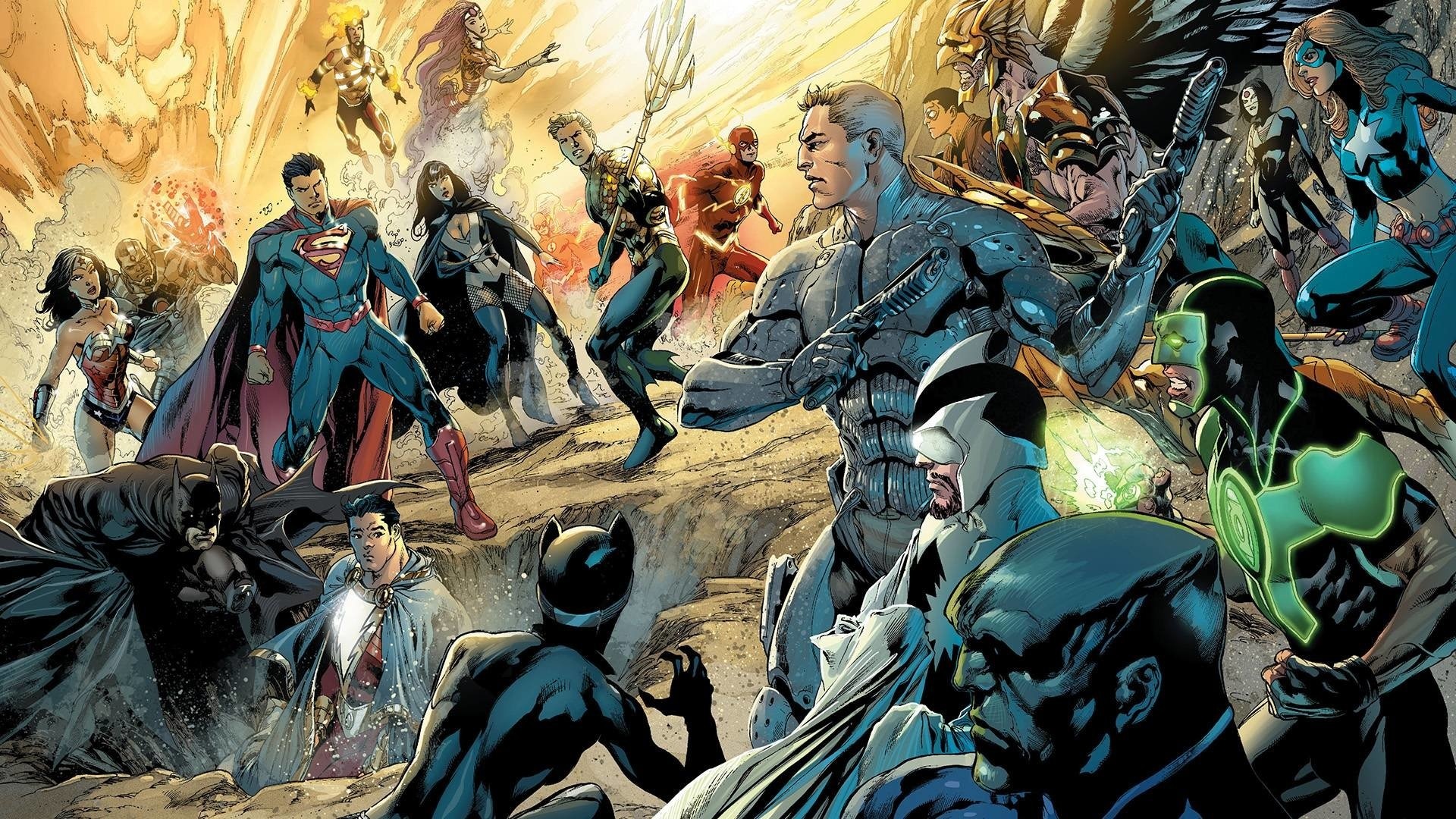 Justice League, Iconic superheroes, Superhero team, DC Comics universe, 1920x1080 Full HD Desktop