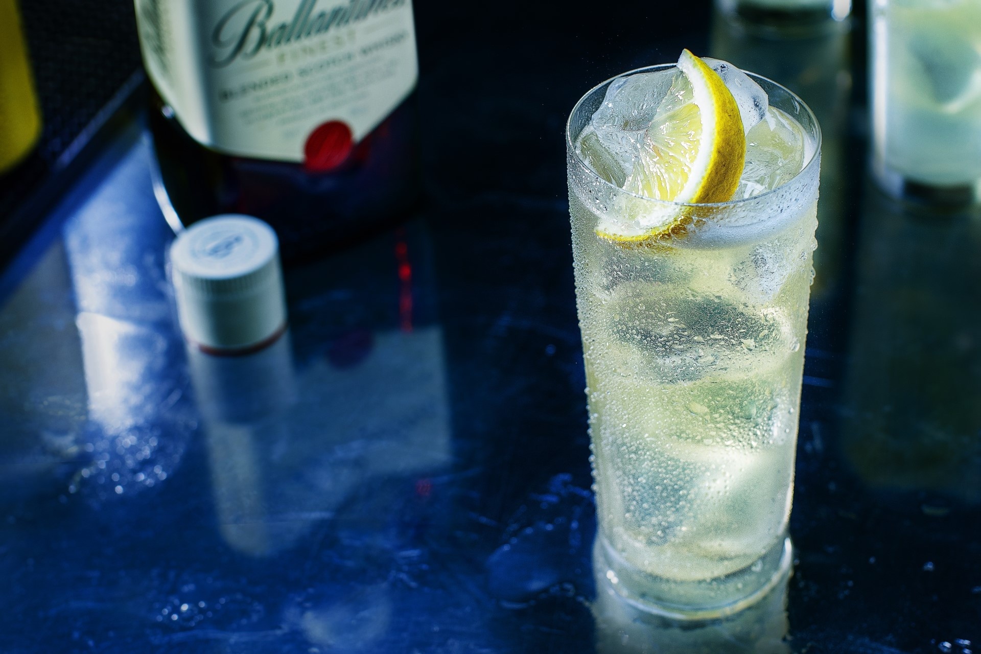 Ballantine's whiskey, Refreshing lemon soda, Perfect pairing, Whiskey and soda, 1920x1280 HD Desktop