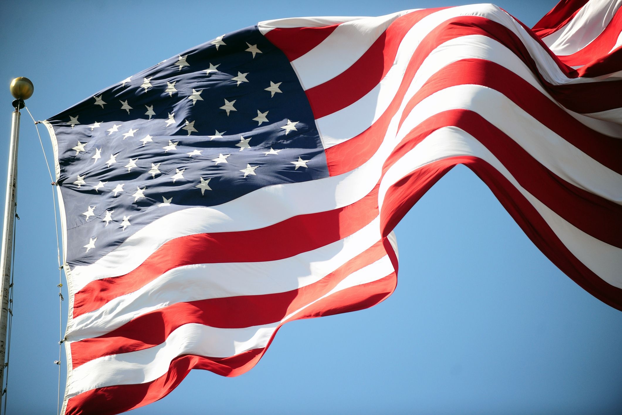 American Flag, Flag etiquette, Proper way, Flag hanging, Flag caring, 2130x1420 HD Desktop