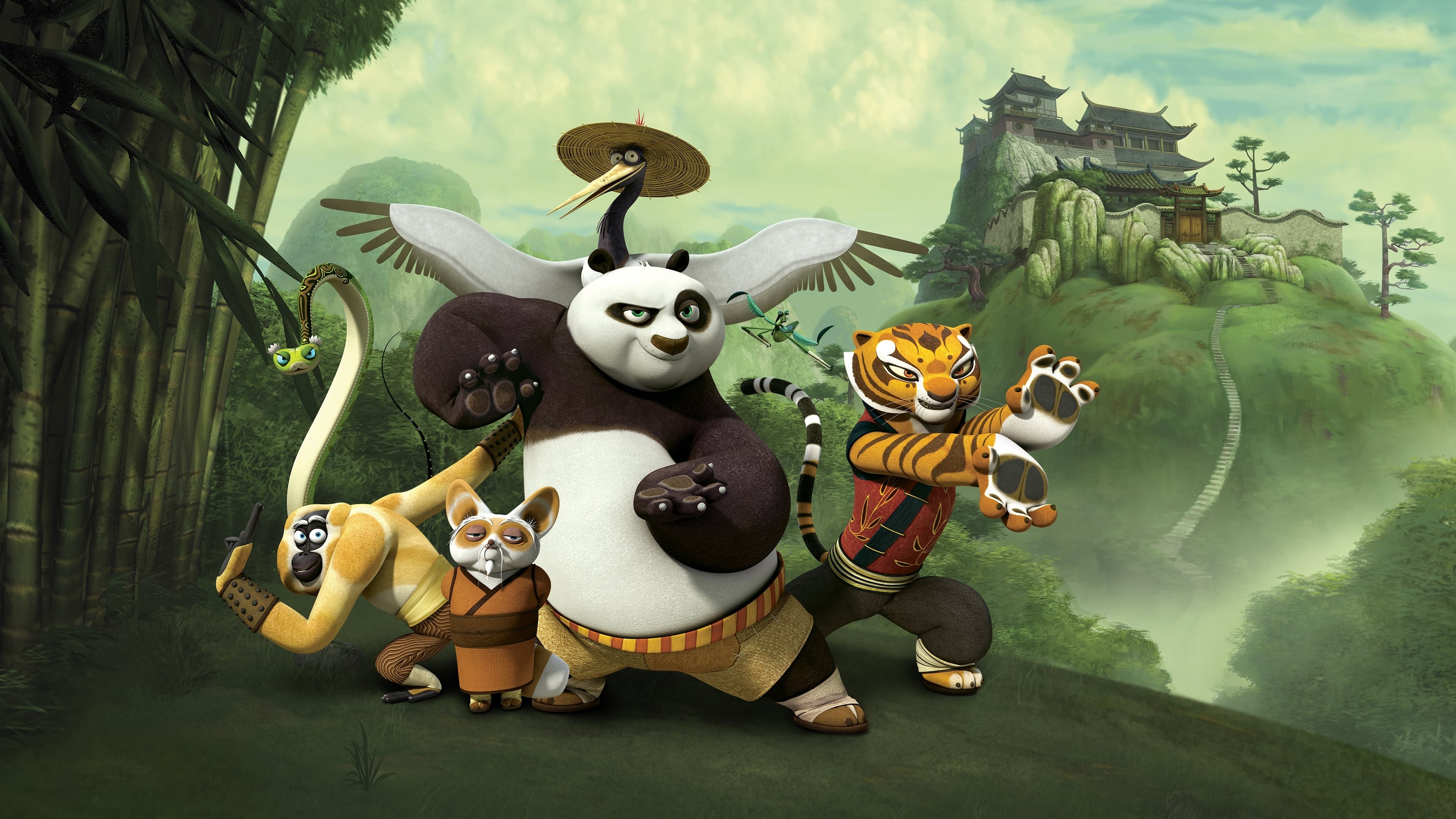 Kung Fu Panda, Legends of Awesomeness, TV series, Animated greatness, 3840x2160 4K Desktop