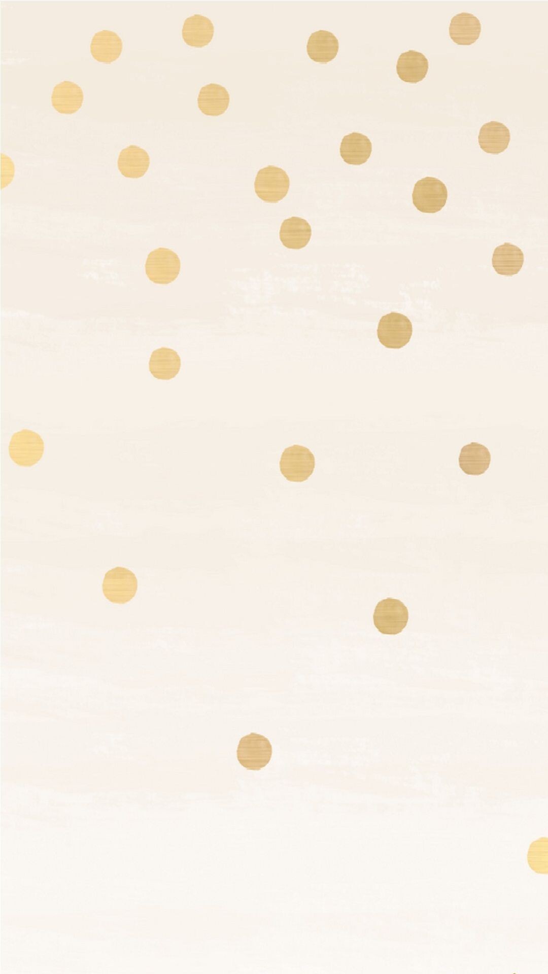Gold Polka Dot: Sparsely distributed dots, A spatter of decorative and cheerful dots. 1080x1920 Full HD Background.