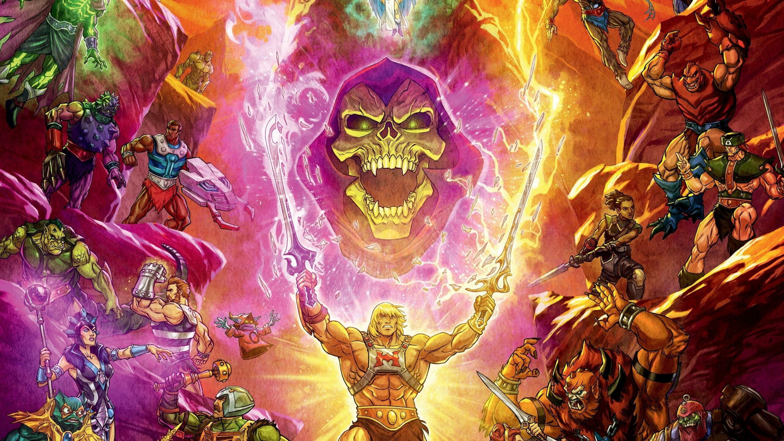 He-Man: The Masters of the Universe, The prince of the planet Eternia. 2560x1440 HD Wallpaper.
