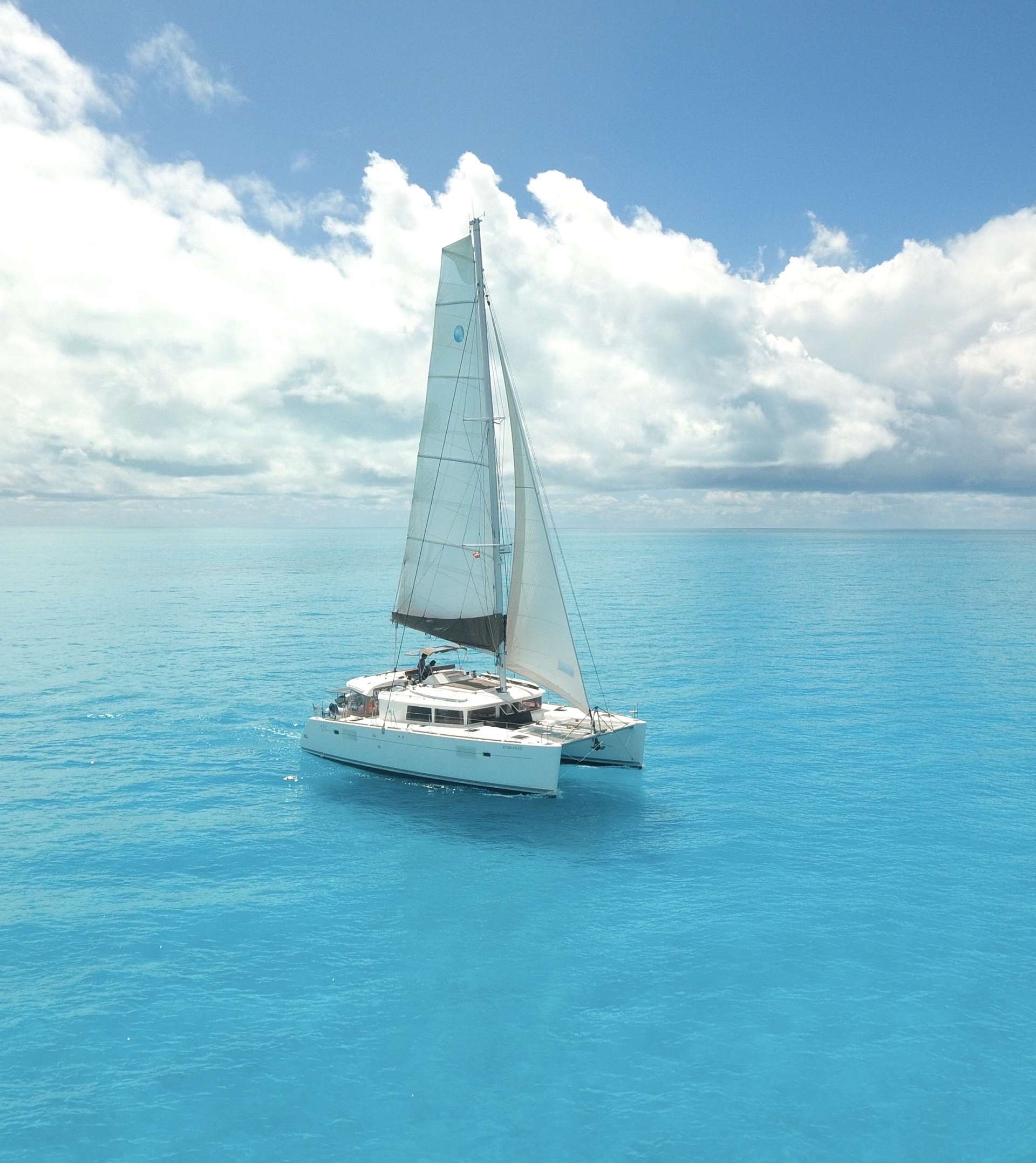 Catamaran: Madrigal V, A 45' charter cat built in 2015, Can accommodate up to 6 guest. 1920x2160 HD Wallpaper.