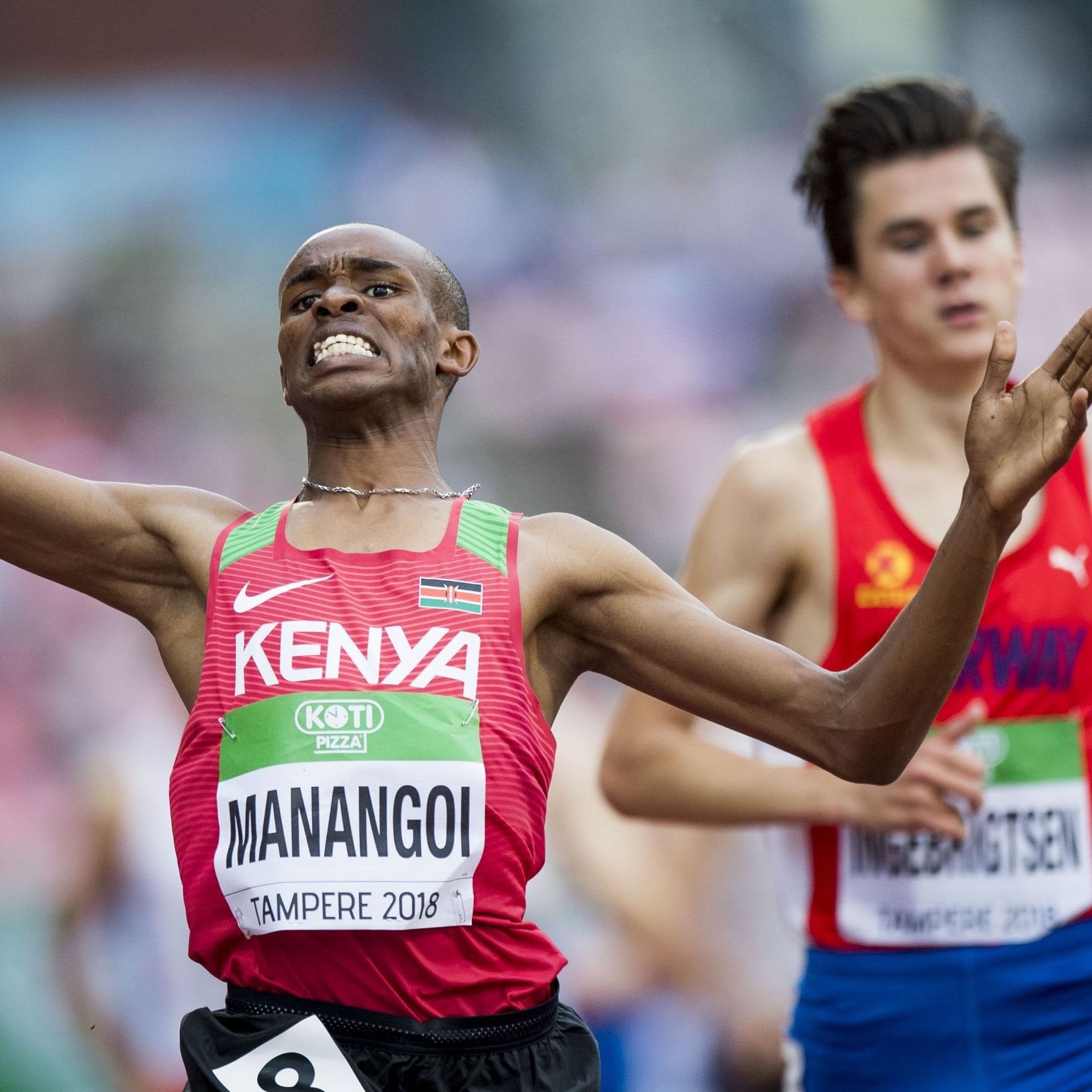 Elijah Manangoi, Champion du monde 2017, 1500 mtres, Suspendu, 1920x1920 HD Phone