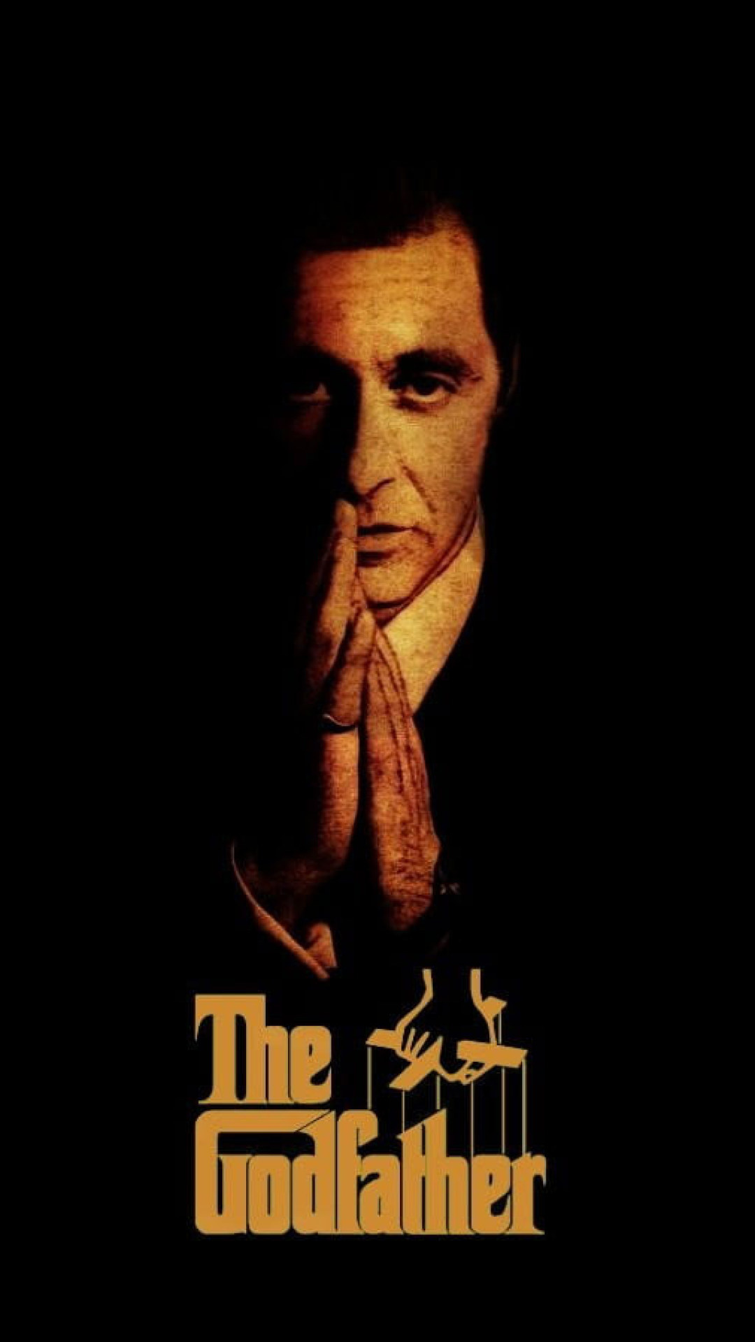 Al Pacino, The Godfather, Poster movie, Movies, 1080x1920 Full HD Phone