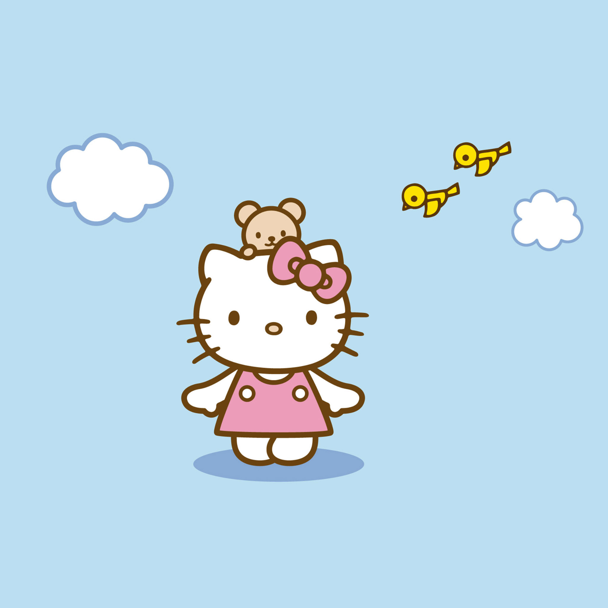 Hello Kitty Spring, Other, Hello Kitty iPad wallpapers, 2050x2050 HD Phone