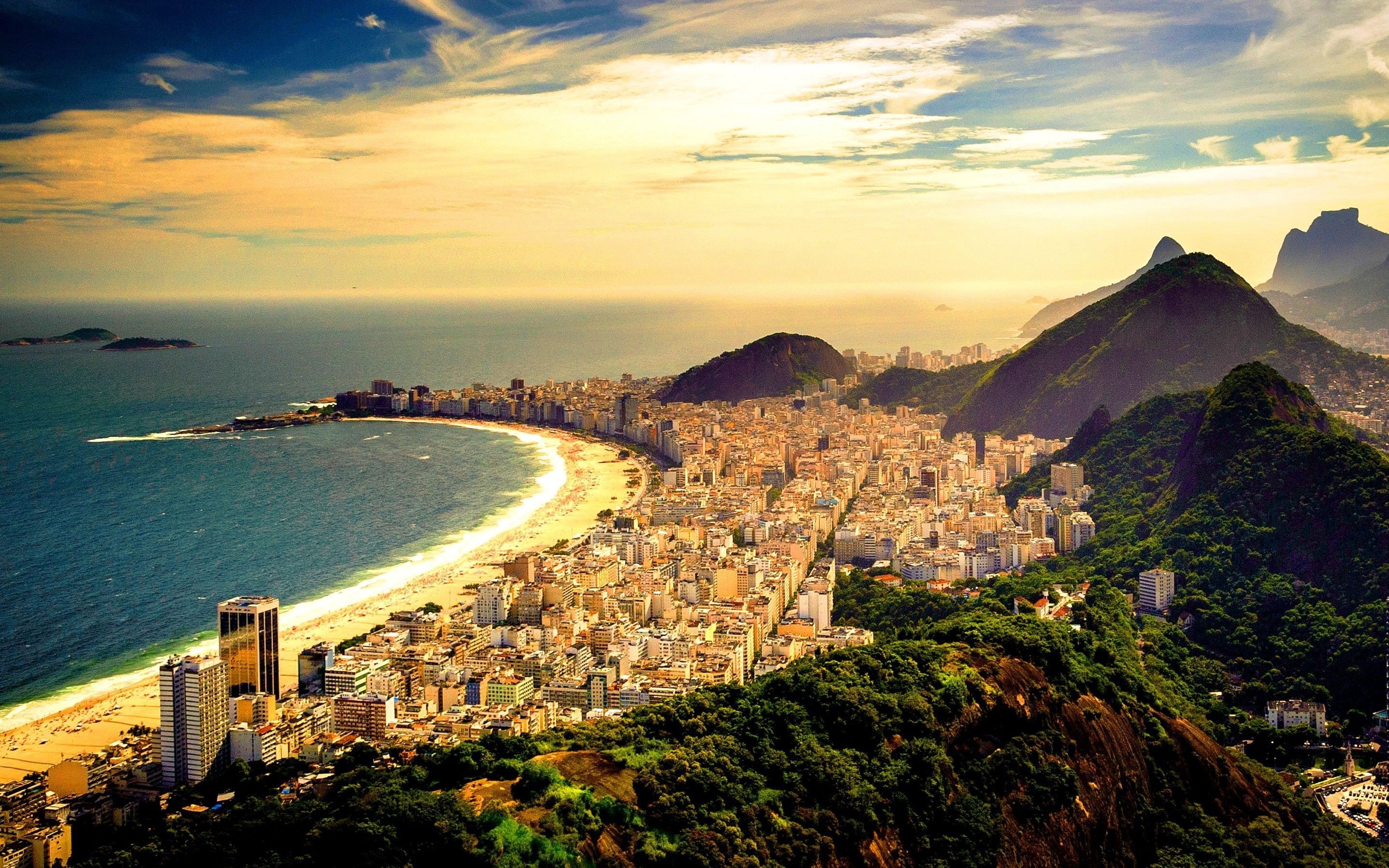 Rio de Janeiro, Cityscape wallpapers, Vibrant backgrounds, South American charm, 2880x1800 HD Desktop