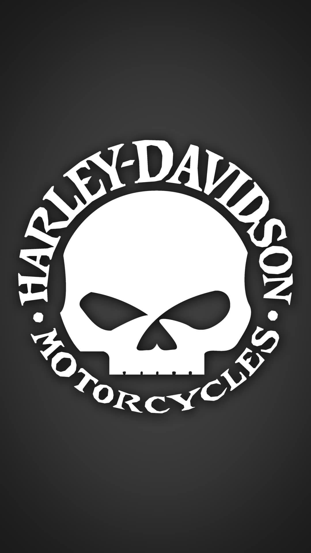 Skull, Harley-Davidson Logo Wallpaper, 1080x1920 Full HD Handy
