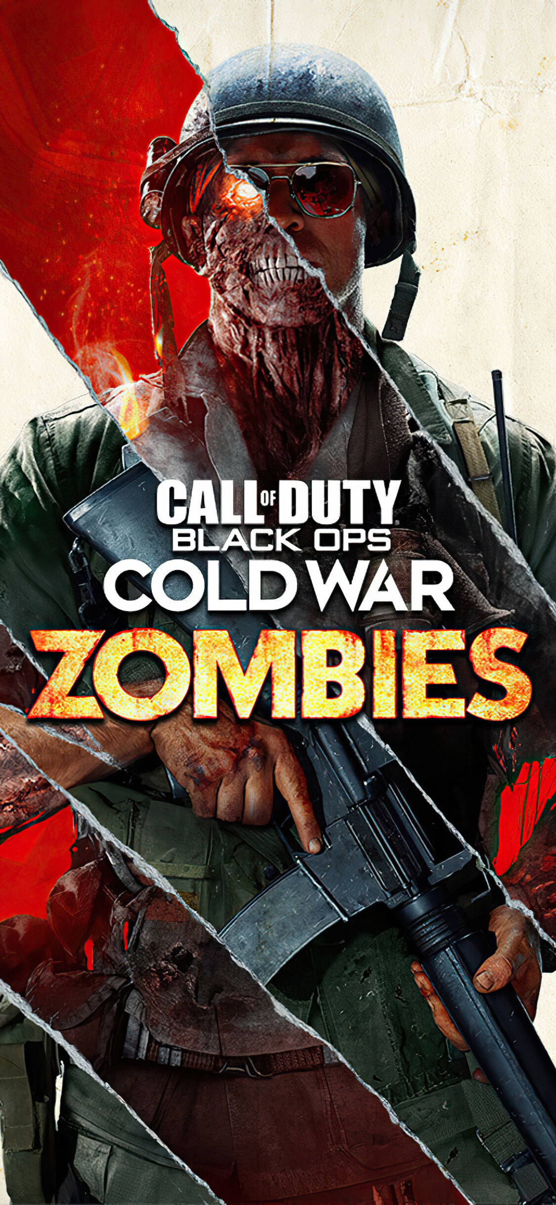 Call of Duty: CoD Black Ops Cold War Zombies, Activision. 1130x2440 HD Background.