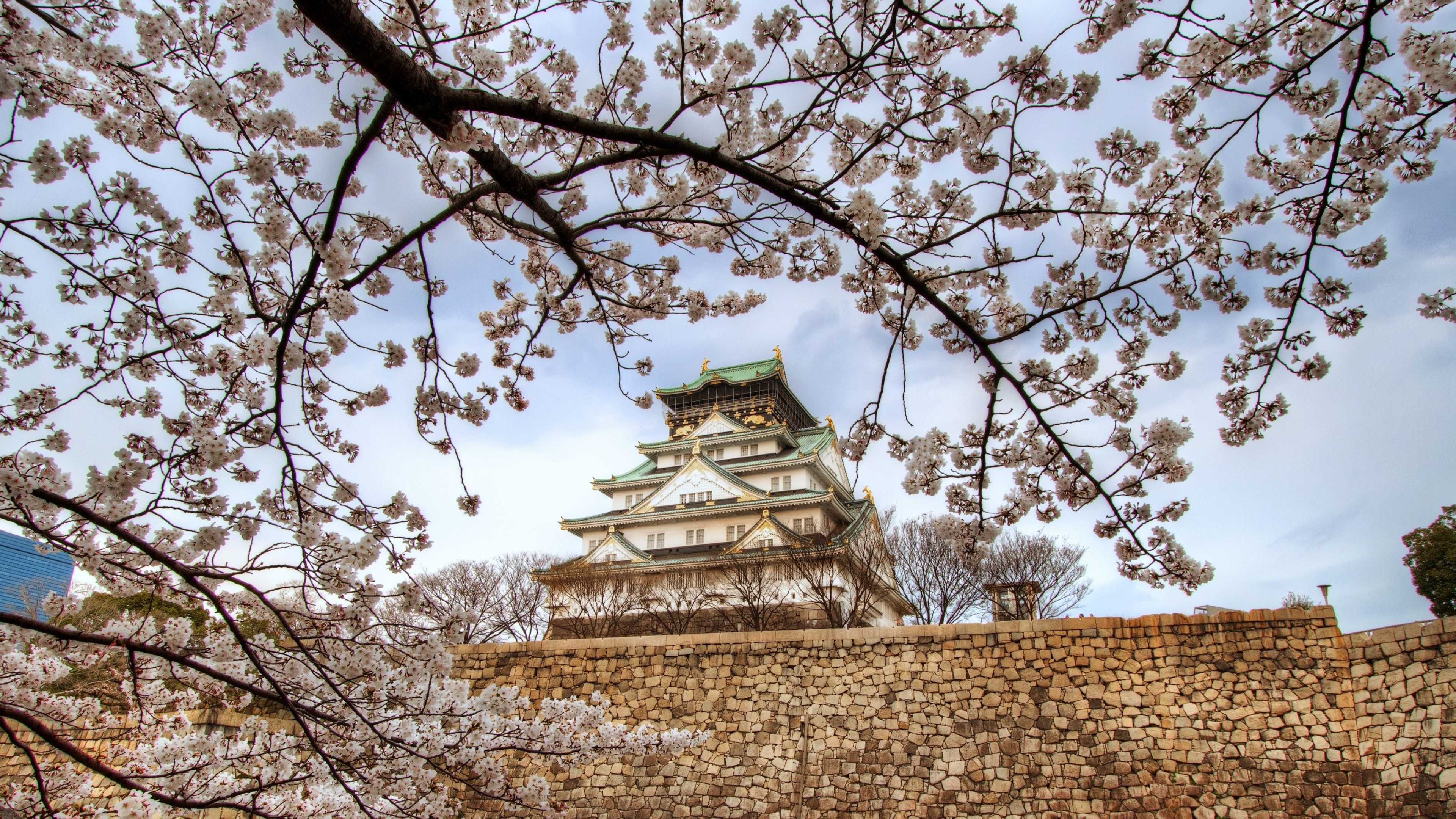 Osaka Castle, Travels, 4K wallpaper, Stunning visual, 3840x2160 4K Desktop