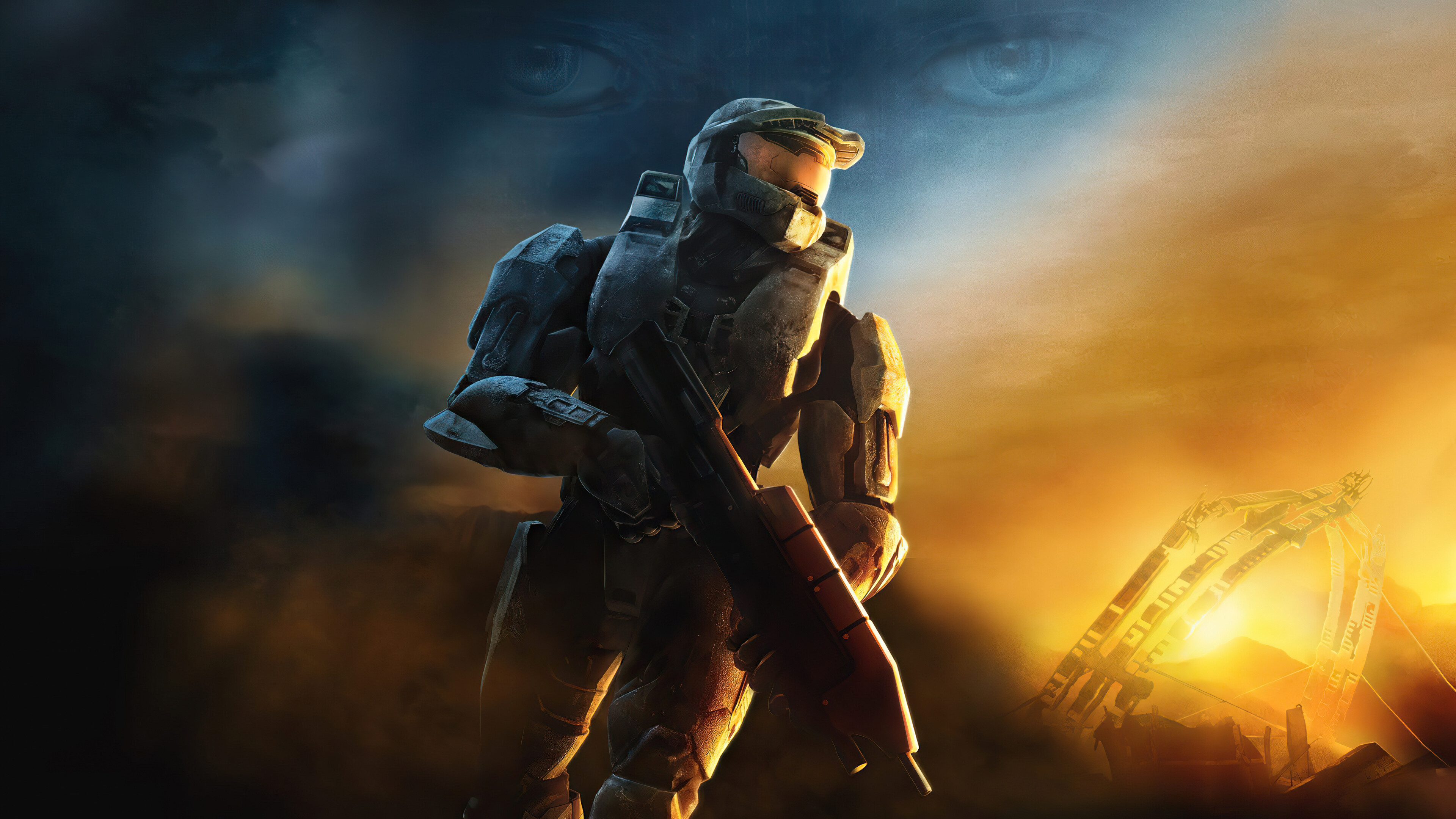 Halo 3 Chief, 4K gaming, Legendary hero, Futuristic visuals, 3840x2160 4K Desktop
