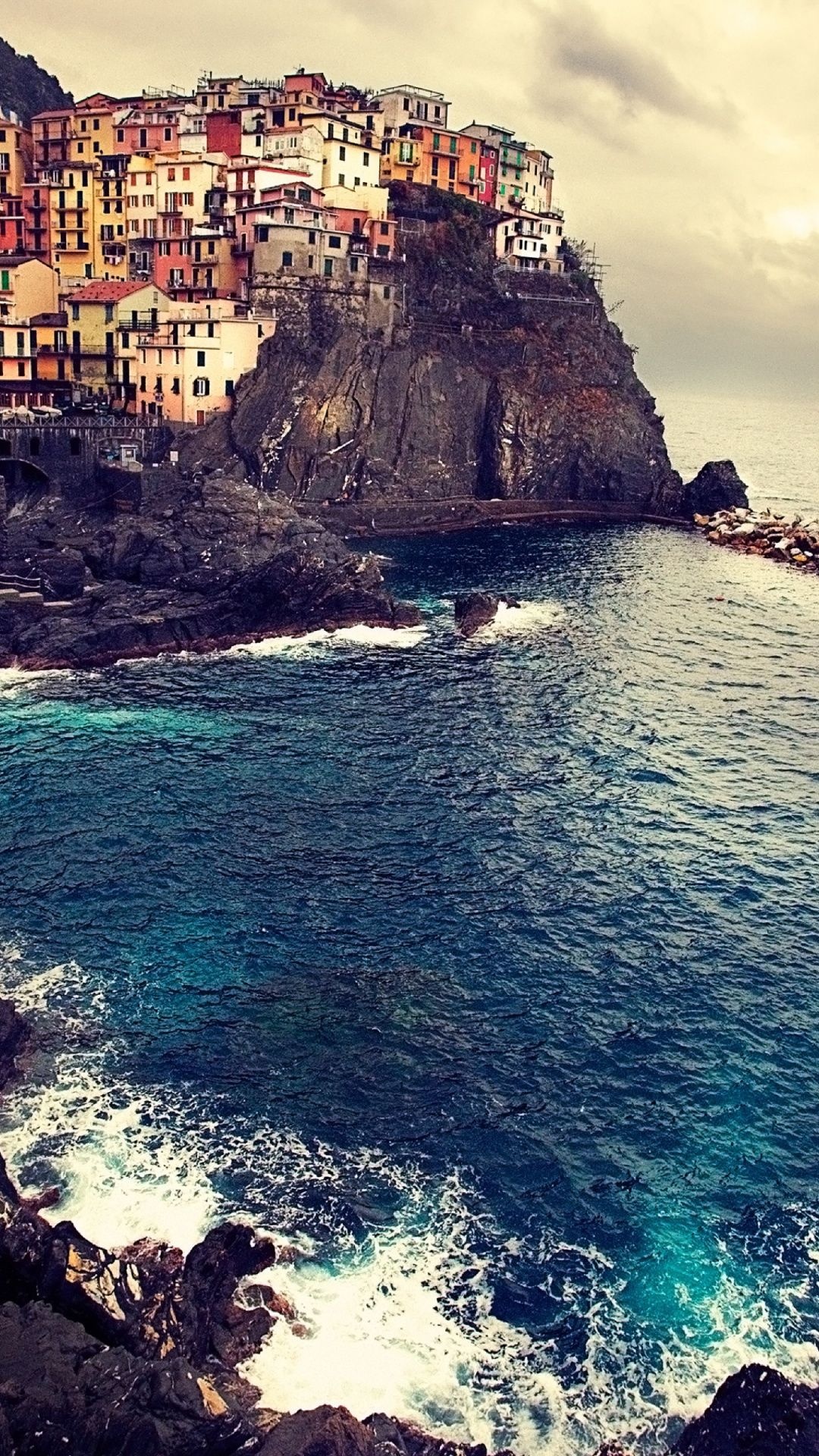 Cinque Terre, Travels, Coast, Sky, 1080x1920 Full HD Handy