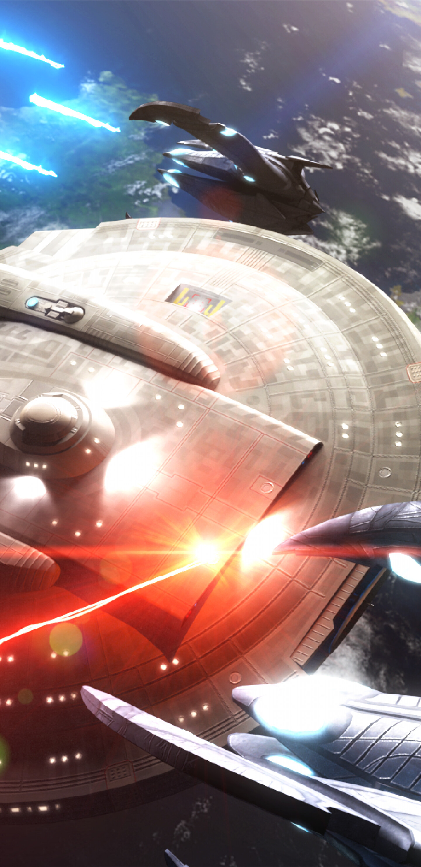 Star Trek: Stellaris, Star Trek Infinities, Spaceship, Video game. 1440x2960 HD Wallpaper.