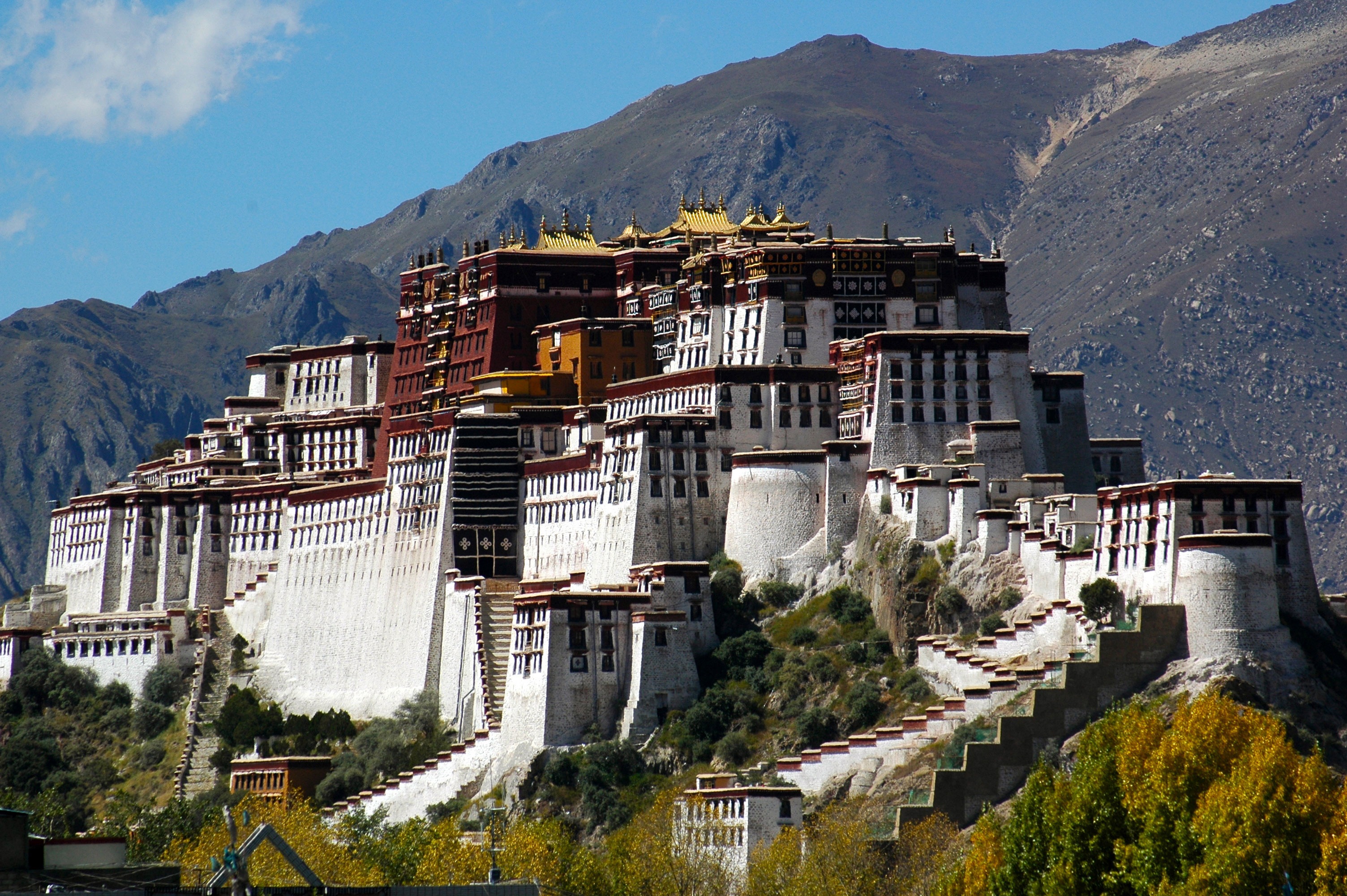 Potala Palace, Llasa, Travels, Tibetan Art, 3010x2000 HD Desktop