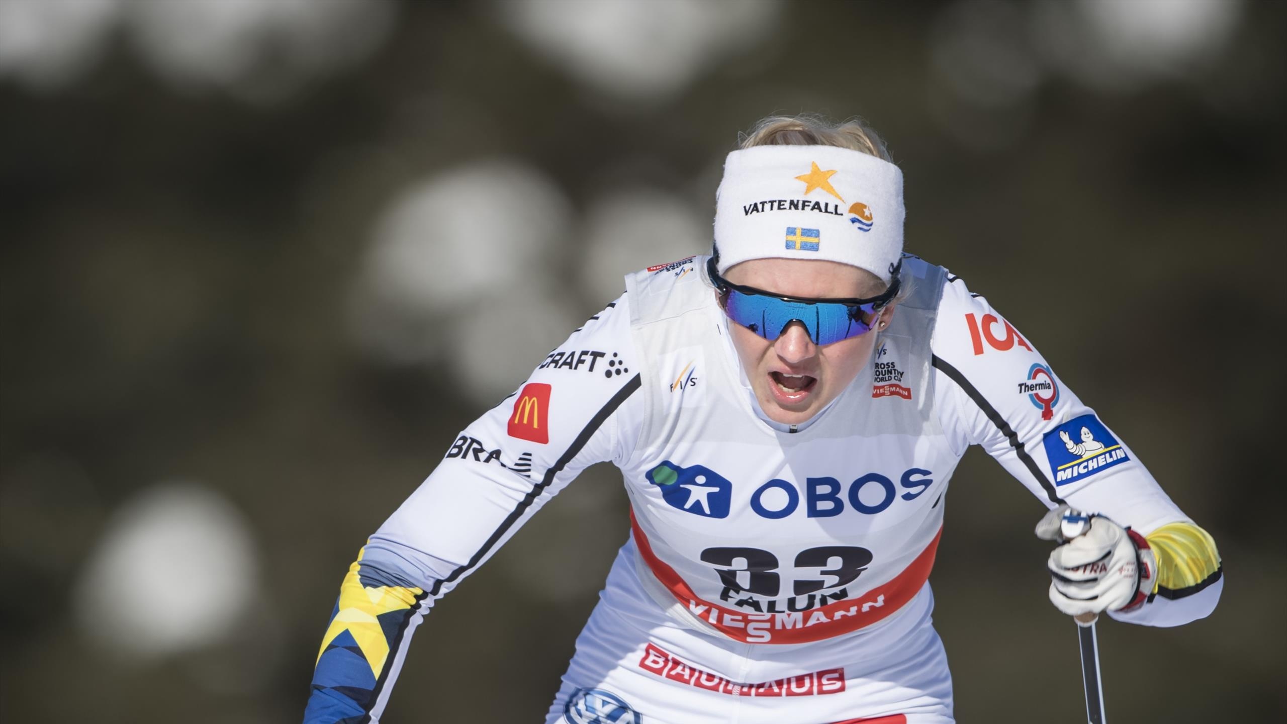 Maja Dahlqvist, Sweden's world cup success, Team sprint, Eurosport, 2560x1440 HD Desktop