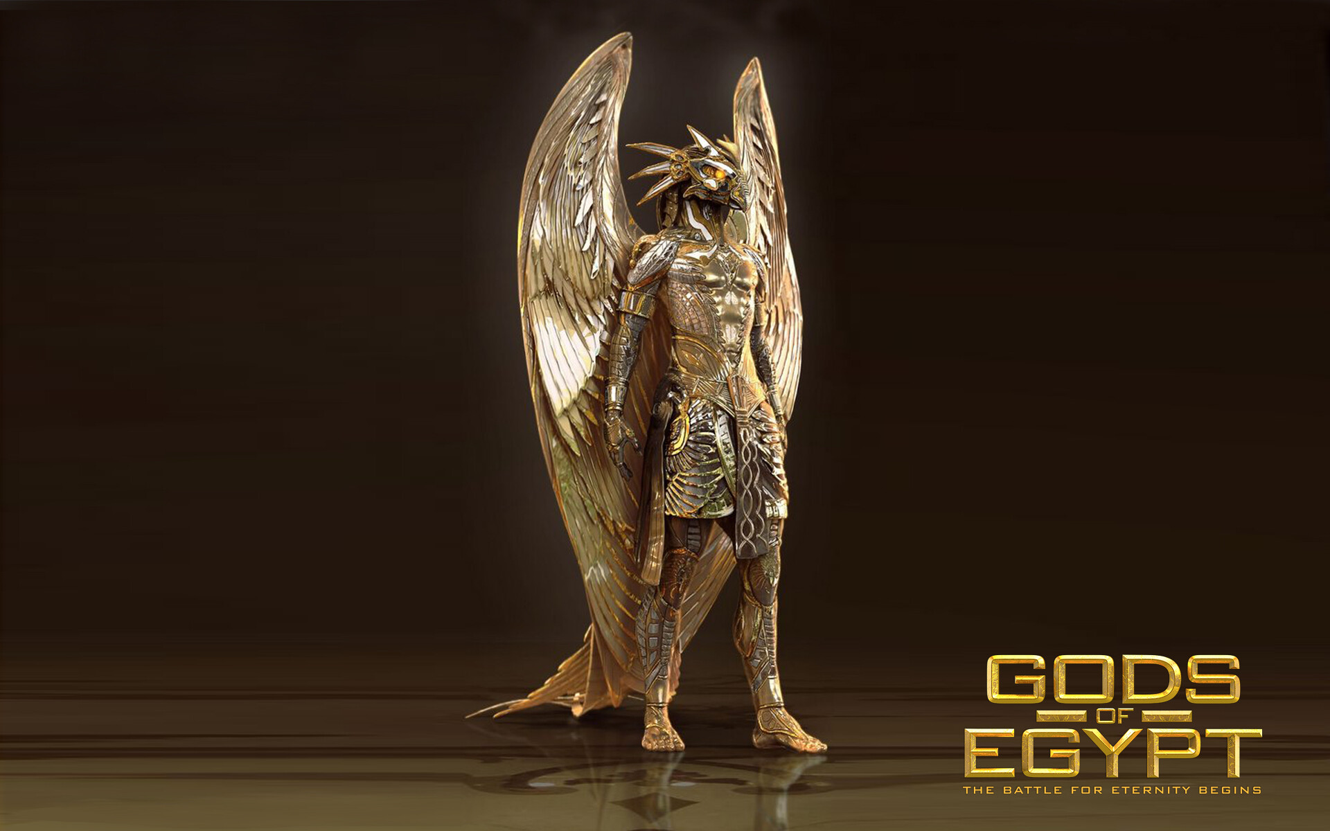 Gods of Egypt (Movie): Nikolaj Coster-Waldau as Horus, The deity of Air and Hathor's lover. 1920x1200 HD Wallpaper.