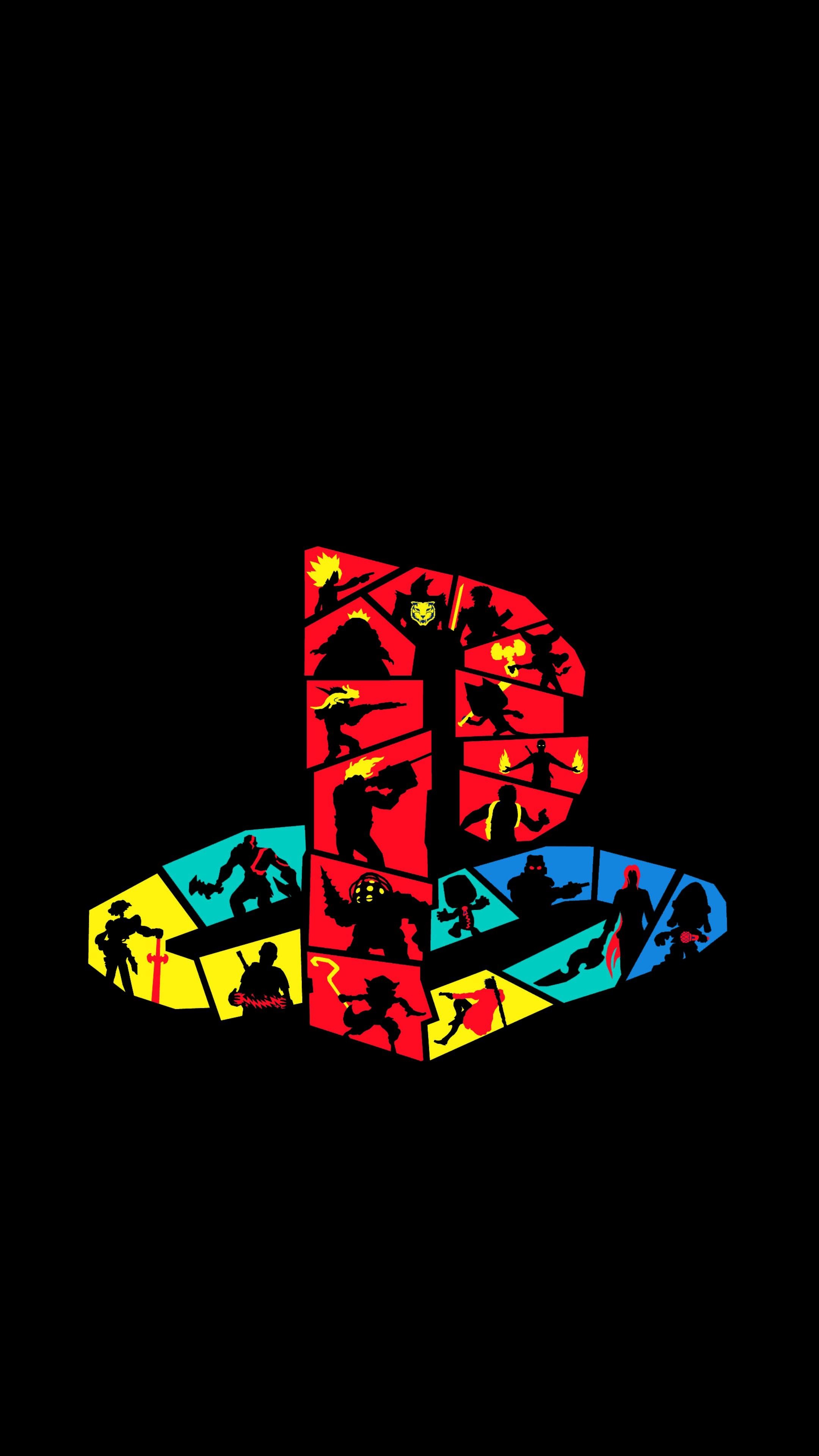 The PlayStation: A brand of a series of game consoles, Sony Computer Entertainment. 2160x3840 4K Background.