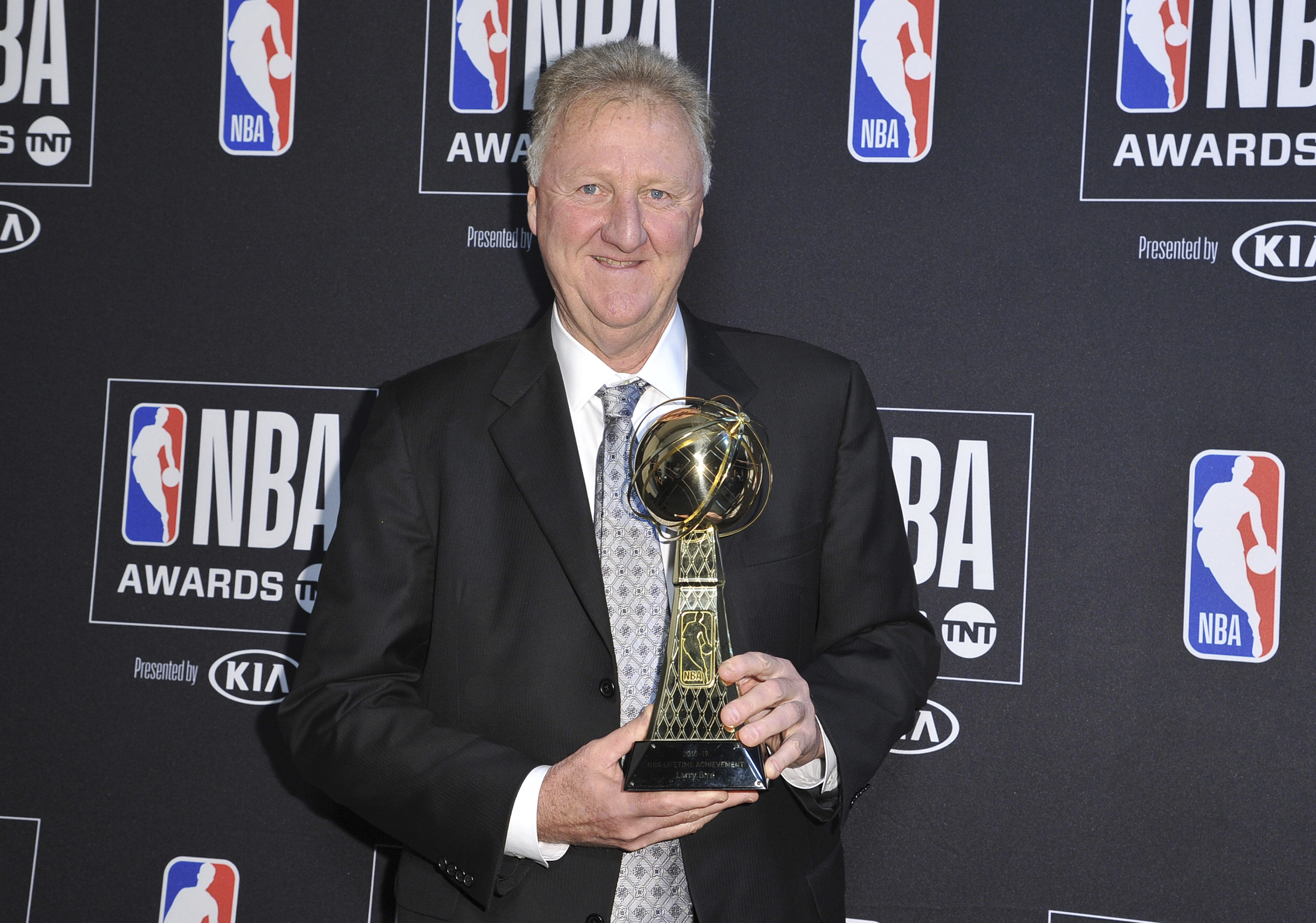 Larry Bird, NBA awards, Portland Press Herald, Honored recognition, 3000x2110 HD Desktop