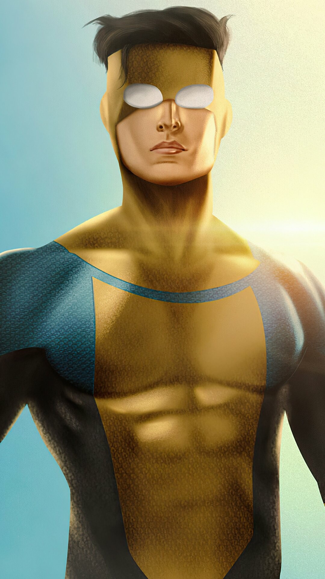 Invincible, Action-packed animation, Superhero origins, Battle for justice, 1080x1920 Full HD Phone