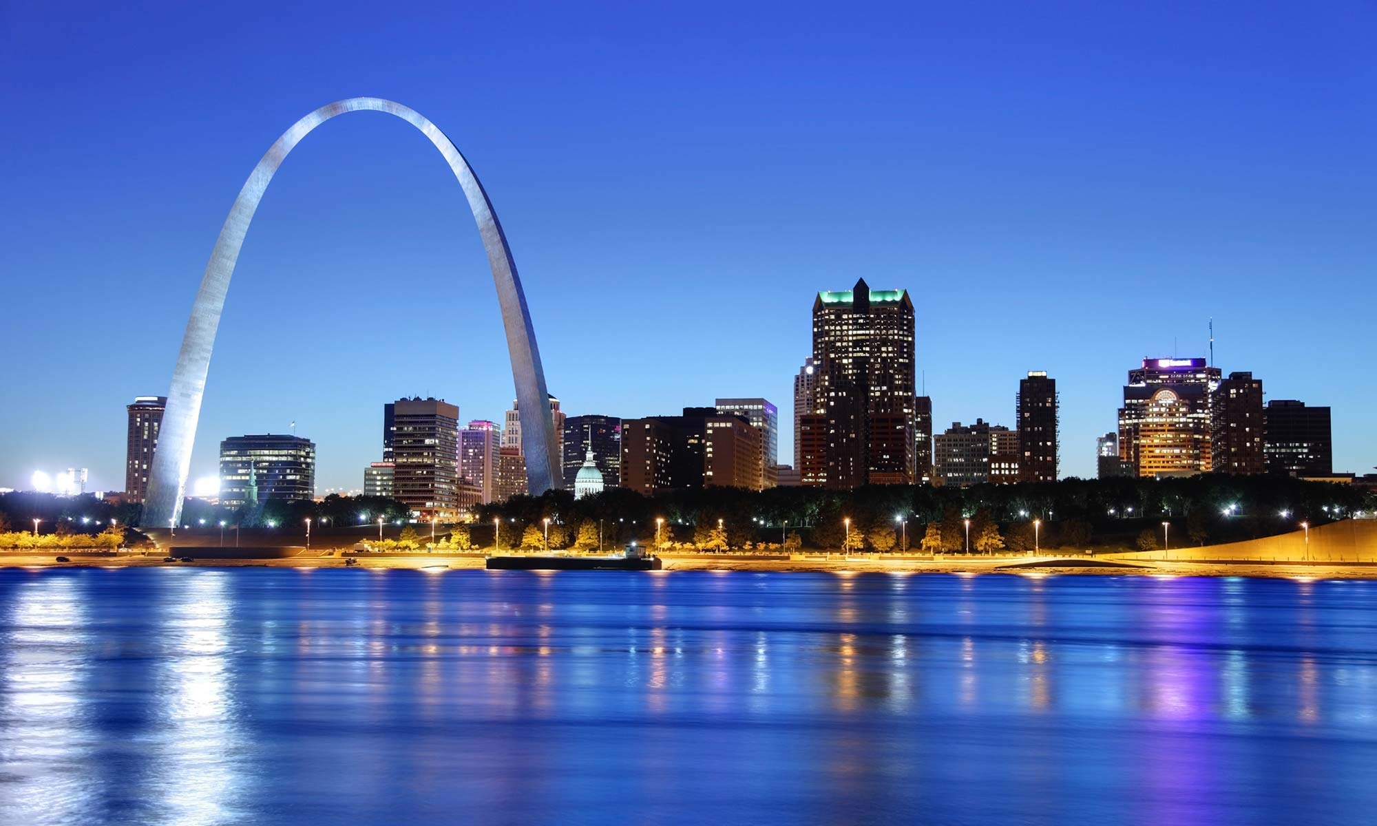 St. Louis Skyline, Road trip destinations, St. Louis to Atlanta, Endurance warranty, 2000x1200 HD Desktop