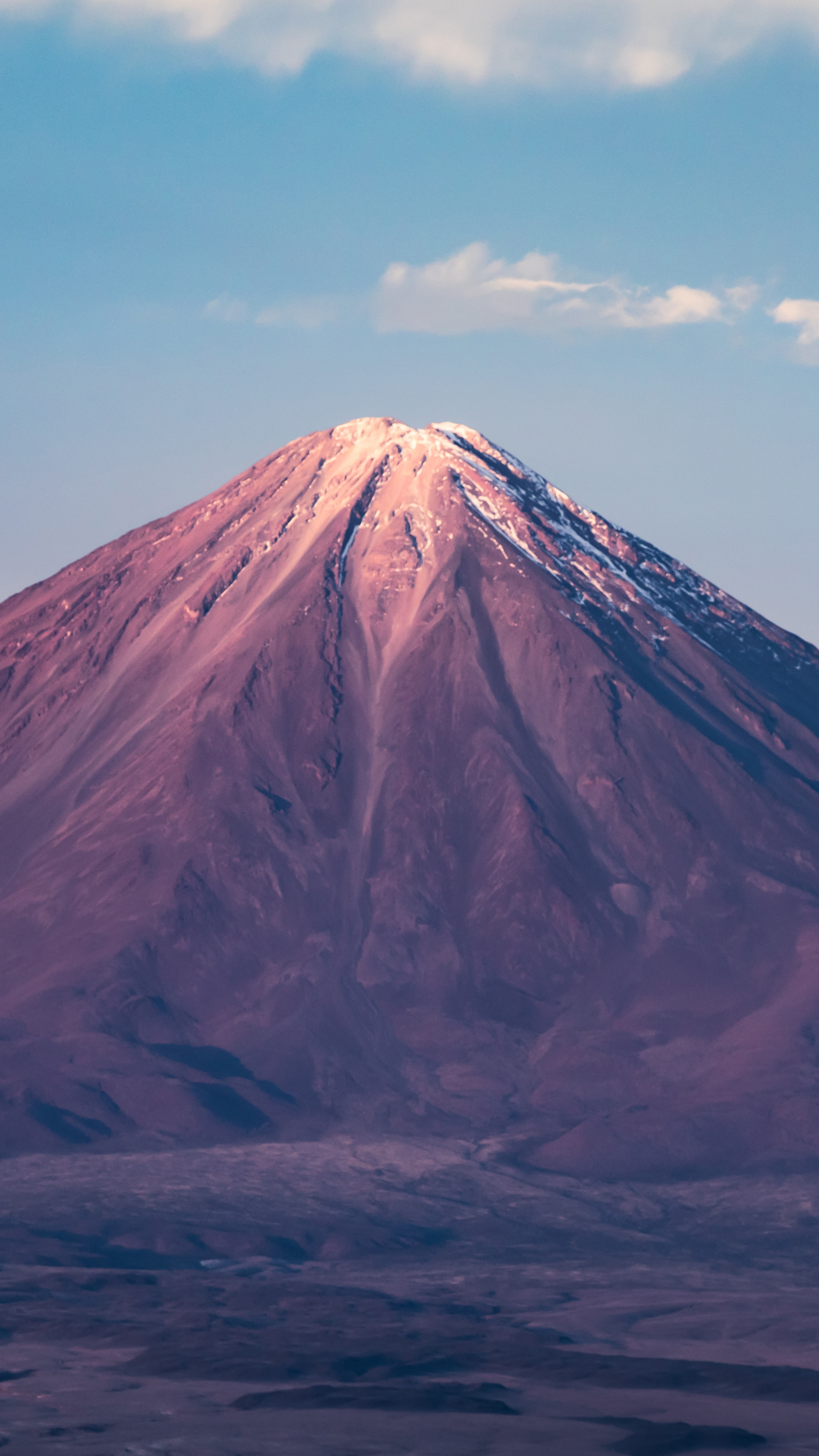Chile: Volcano, The closest to Antarctica country in the world. 2160x3840 4K Background.