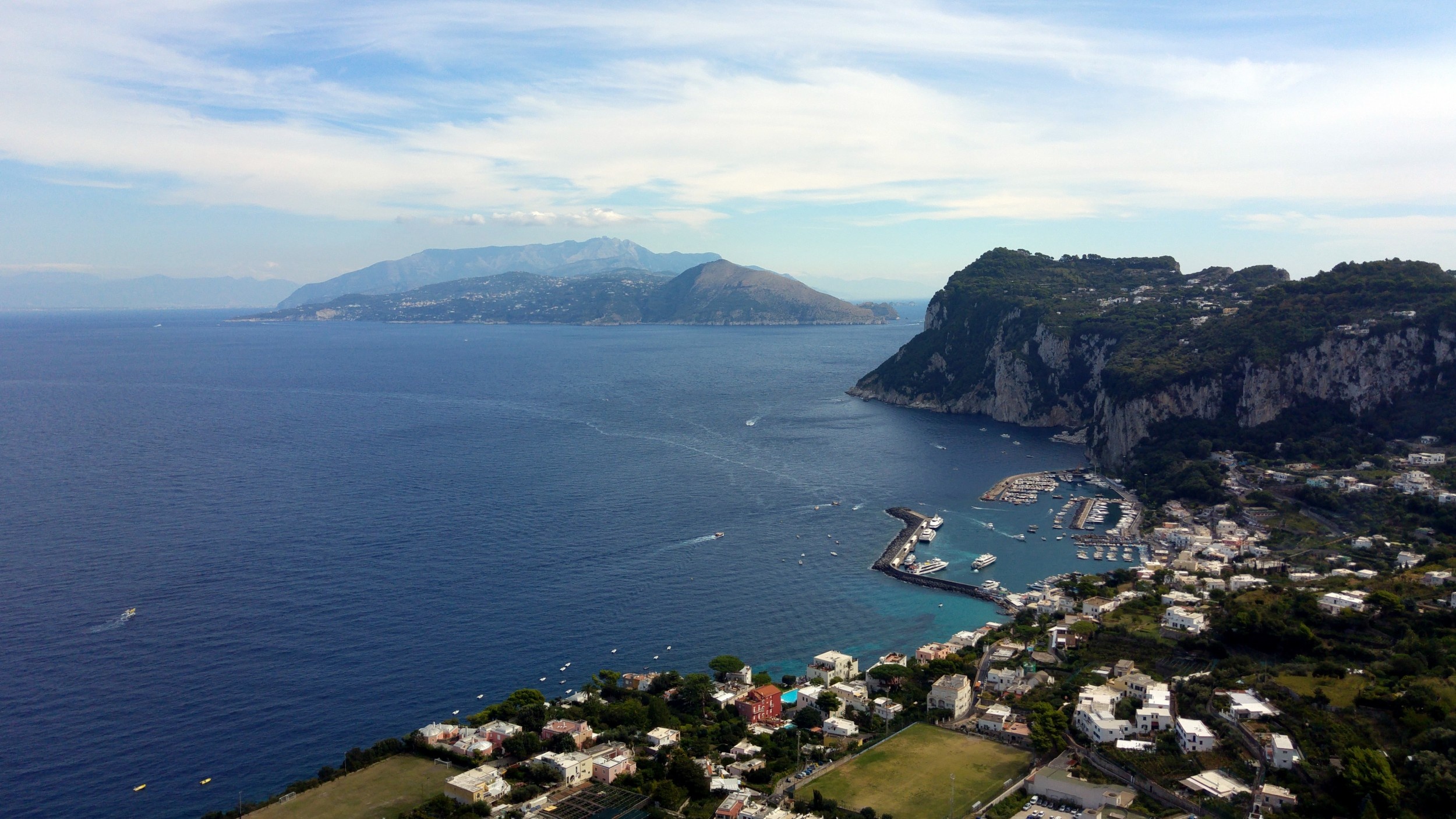 Capri Island, Gardens of Augustus, Italian paradise, Visions of travel, 2500x1410 HD Desktop