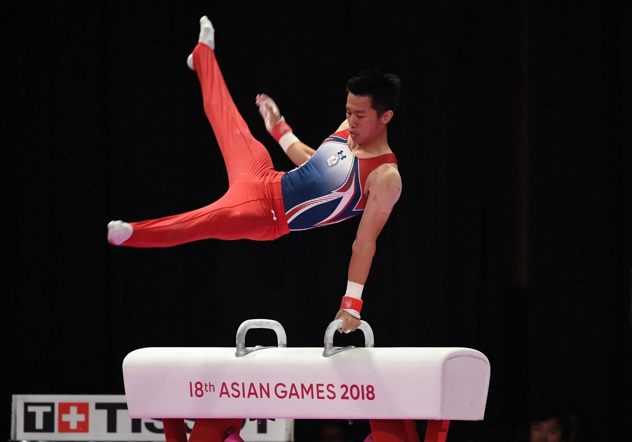 Pommel Horse (Gymnastics): 18th Asian Games, 2018, Chih Kai Lee, Chinese Taipei, First gold. 2050x1440 HD Wallpaper.