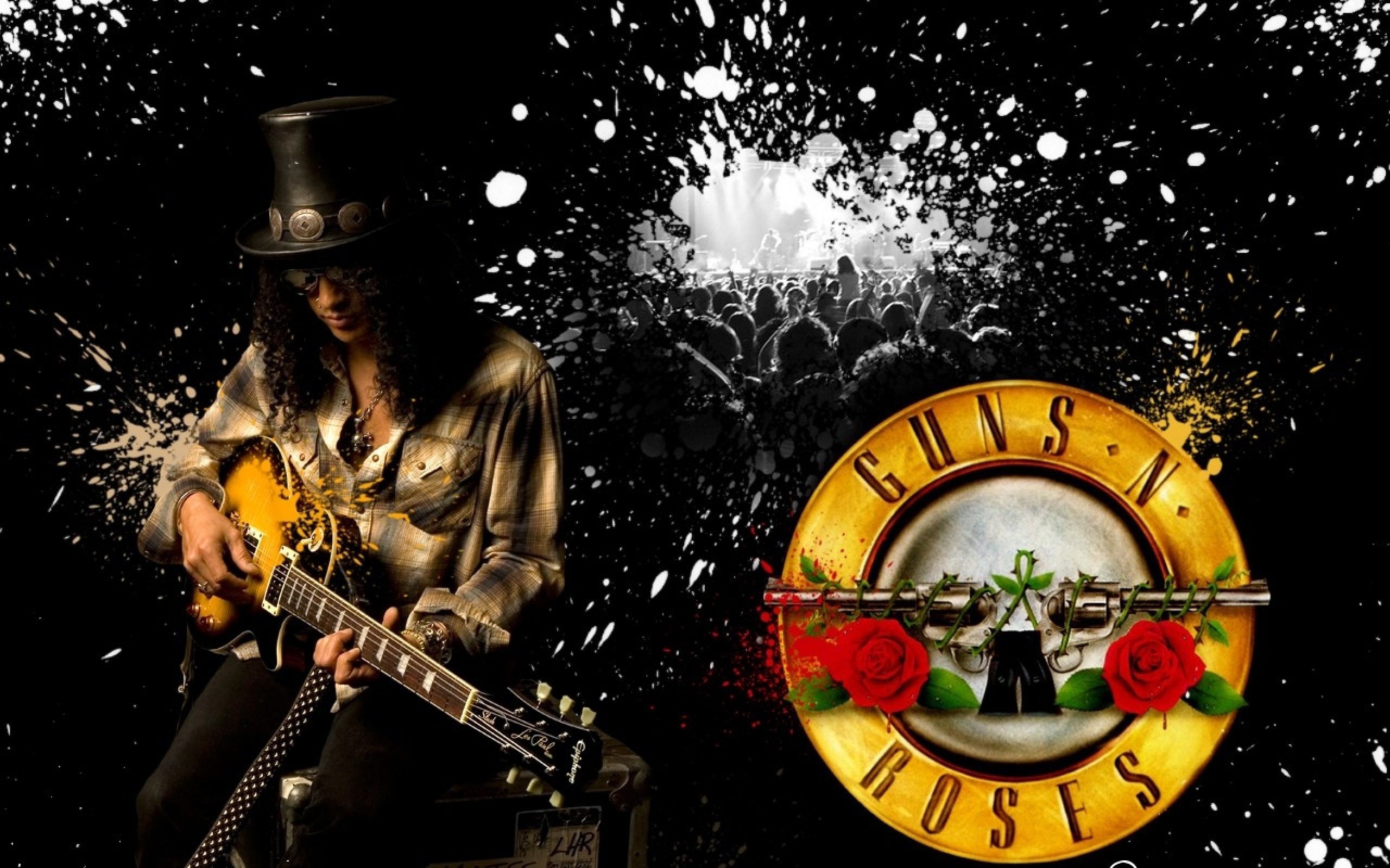 Rock song lyrics, Guns N' Roses tribute, Nostalgic rock era, Musical nostalgia, 2560x1600 HD Desktop