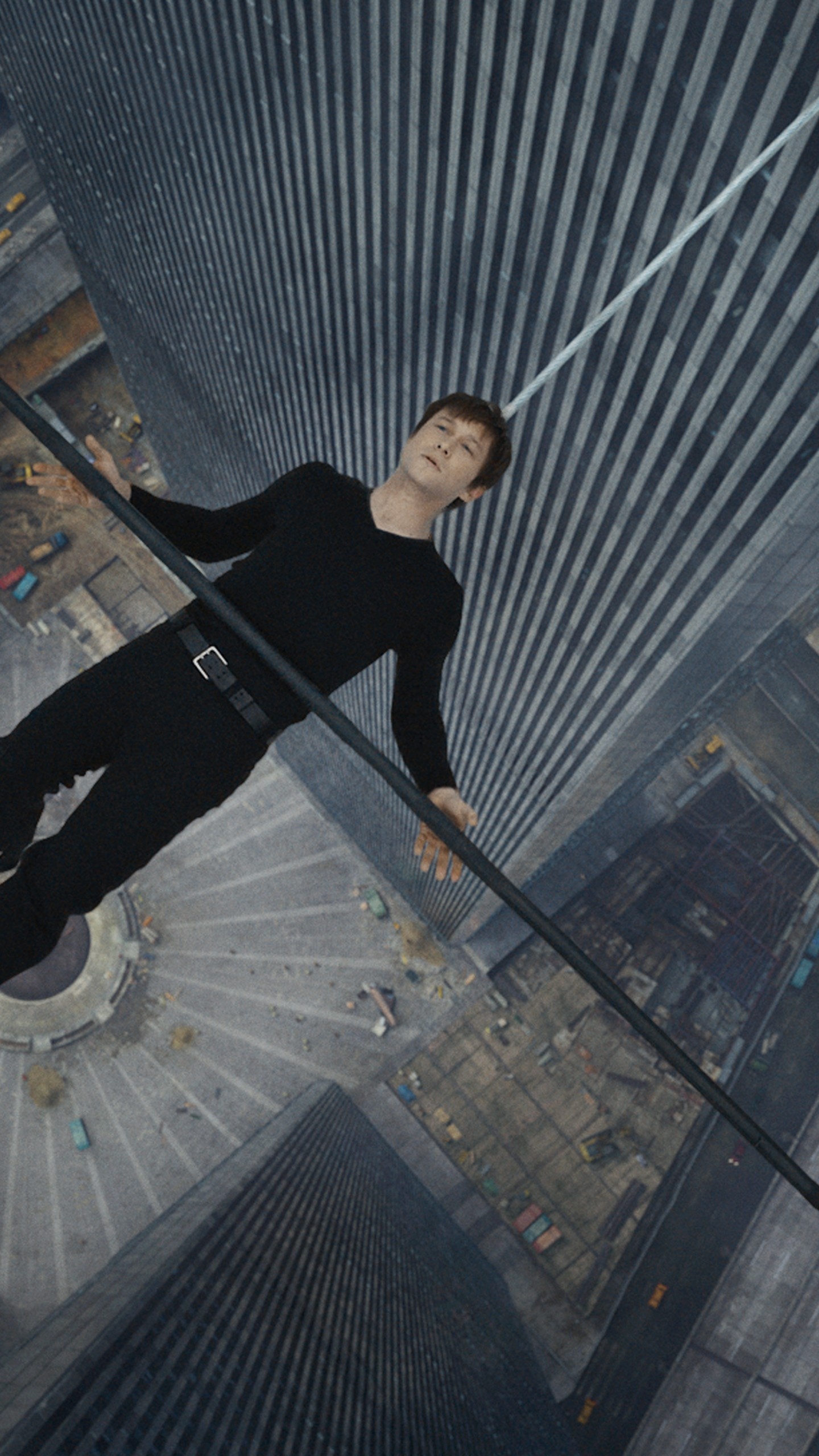 Joseph Gordon-Levitt, The Walk movie, Hollywood actor, Acrobatic adventure, 1440x2560 HD Handy