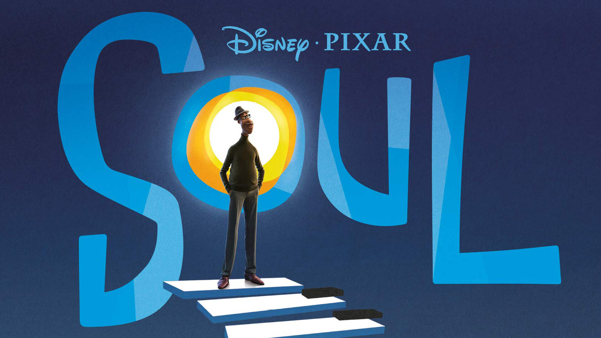 Soul (Pixar): Pixar's first film to be released on Disney+, Joe Gardner. 1920x1080 Full HD Background.