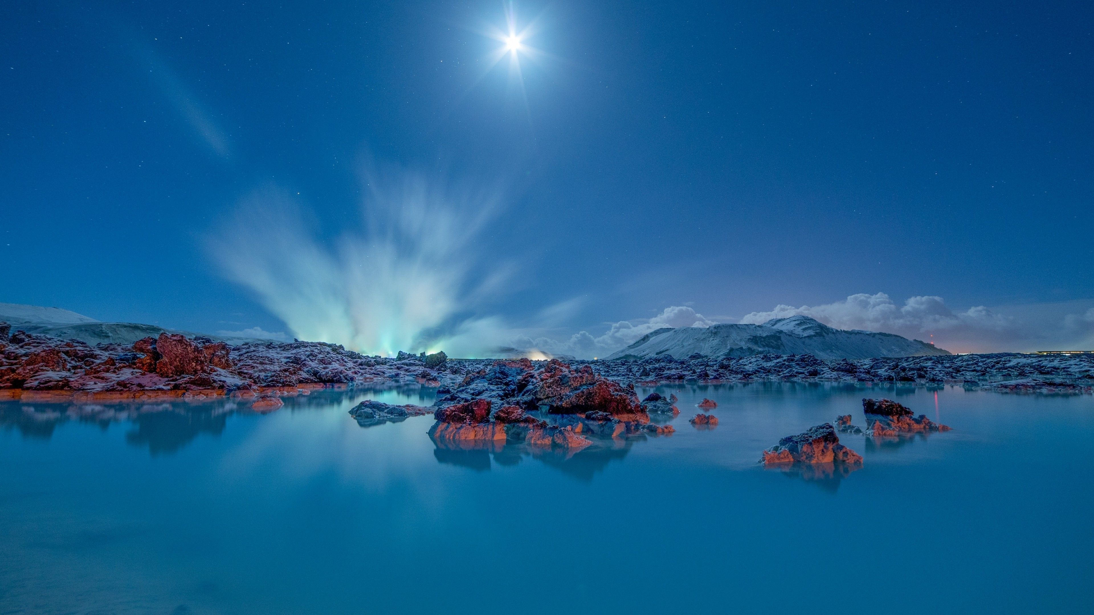 Blue Lagoon, Iceland wallpapers, Tranquil beauty, Stunning backgrounds, 3840x2160 4K Desktop