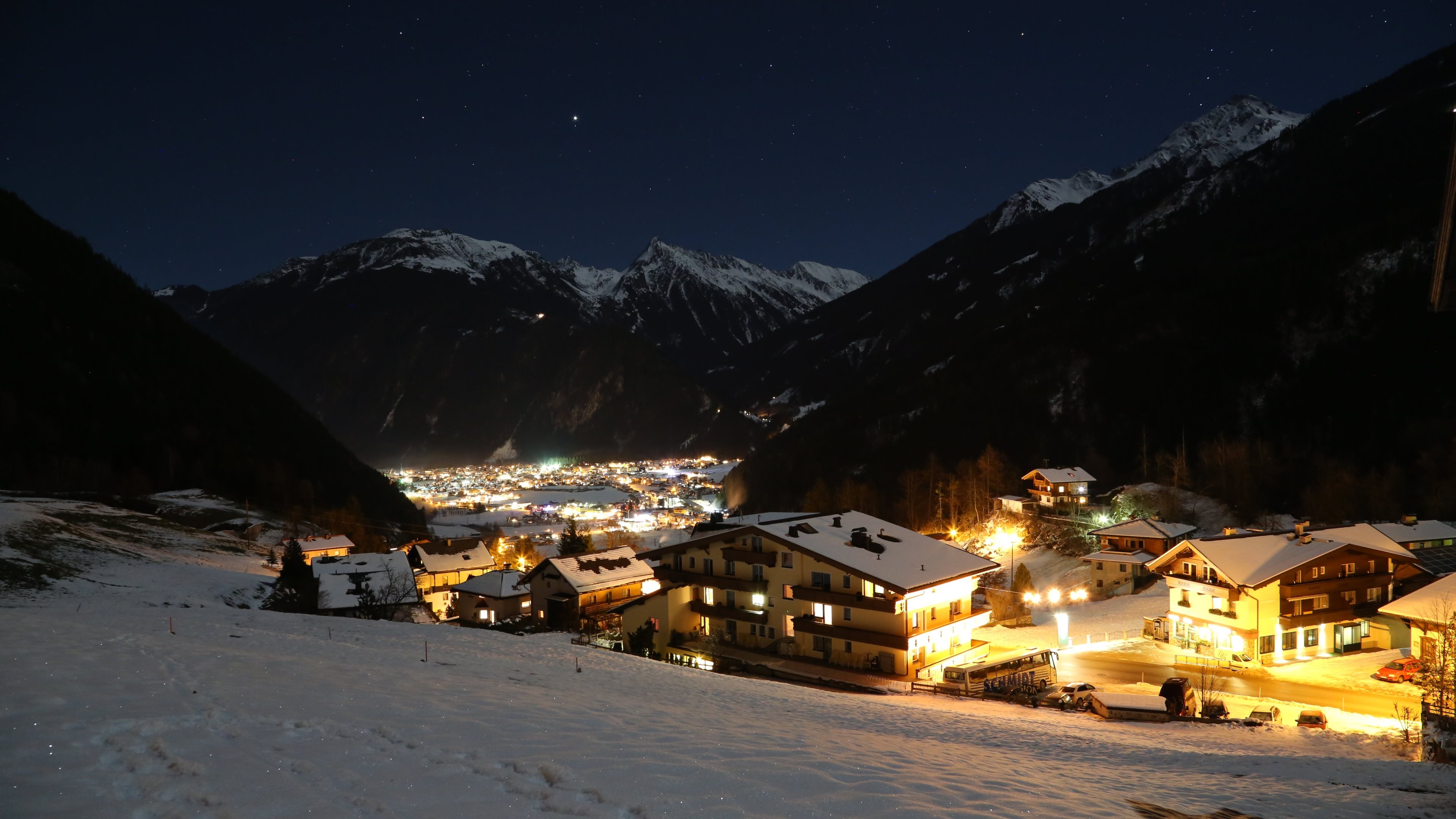 Idyllic Austria, Alpine wonderland, Scenic beauty, Mountain village, 3840x2160 4K Desktop
