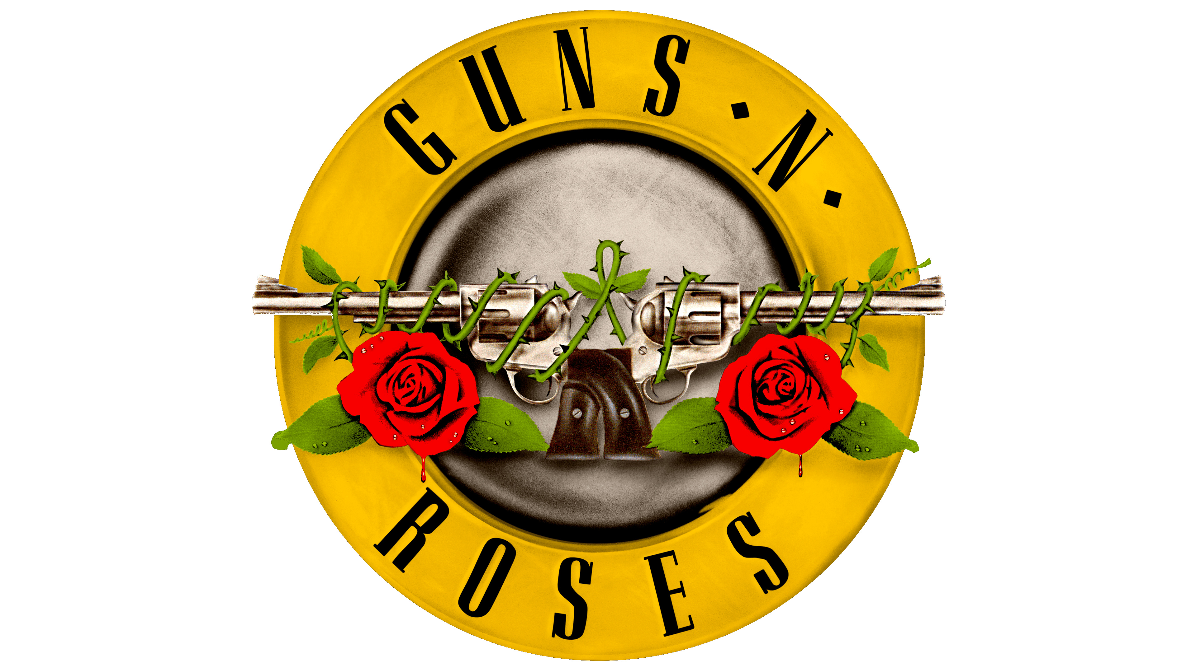Guns N' Roses logo, Significance, History, Music rock band, 3840x2160 4K Desktop