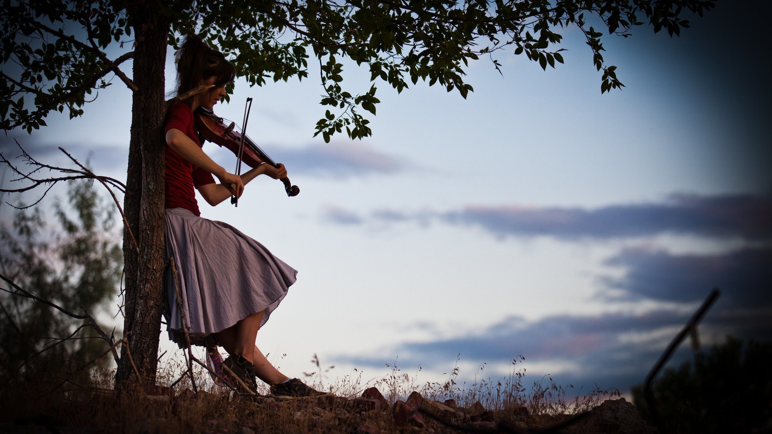 Violin: Lindsey Stirling, YouTube Star, Famous Over The Internet With Her Dance-And-Playing Performances. 2560x1440 HD Wallpaper.